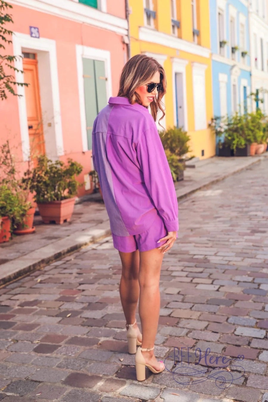 Livy Corduroy Set / Purple - BFF Here