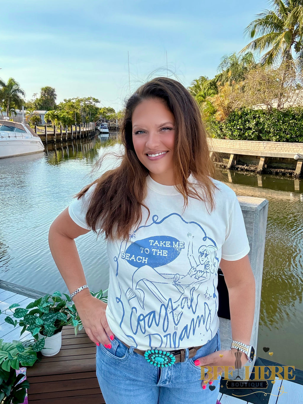 Coastal Dreams "Take Me to the Beach Tee" - BFF Here