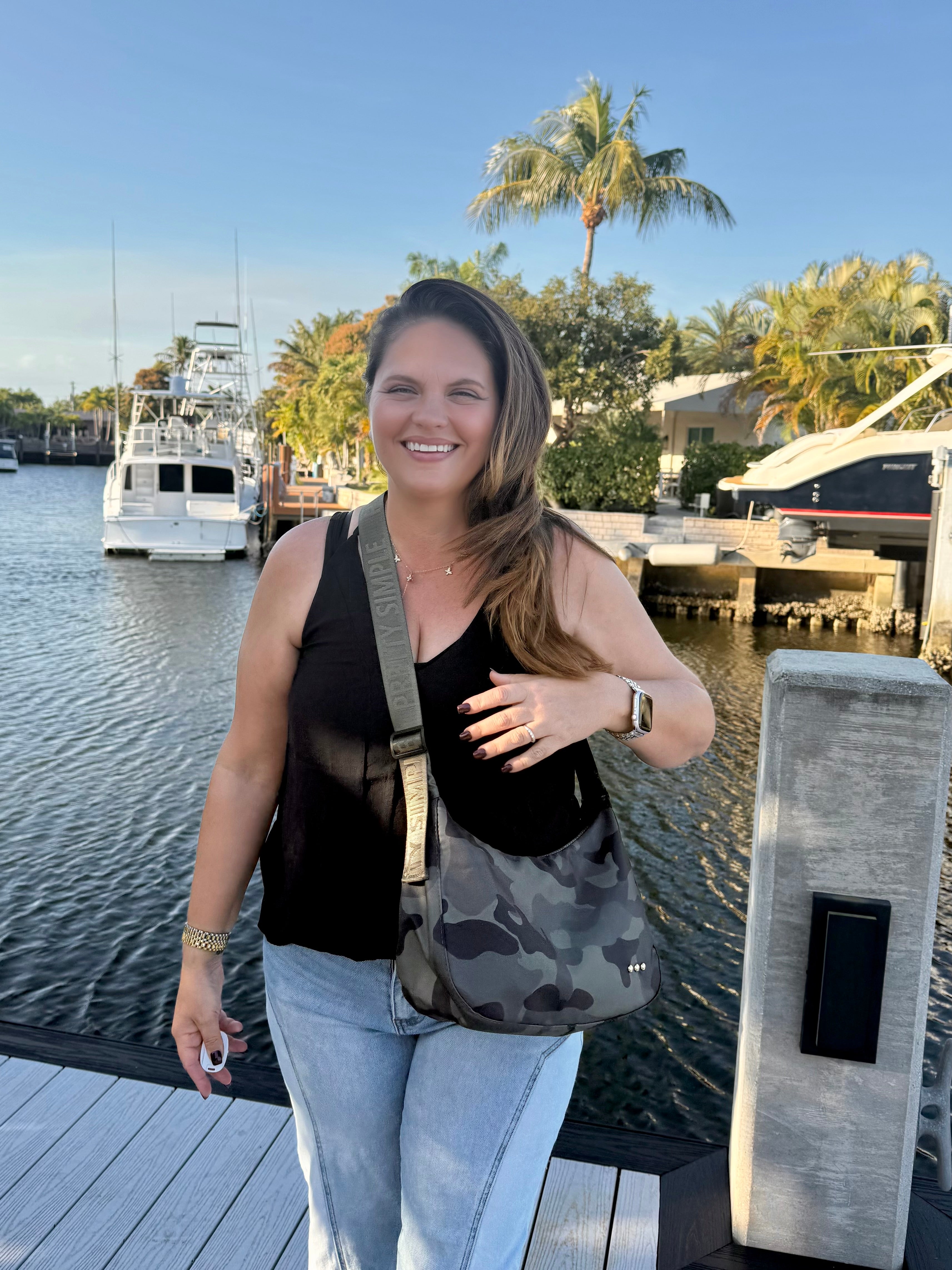 Sara Nylon Crossbody Bag by Pretty Simple - BFF Here