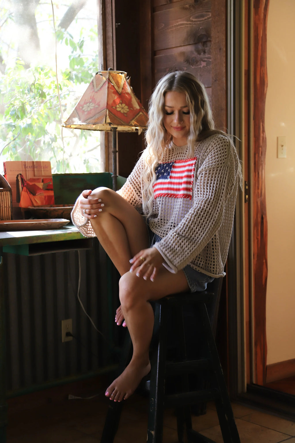 PREORDER: Freedom Flag Patch Pullover by Blakeley (ETA: May) - BFF Here