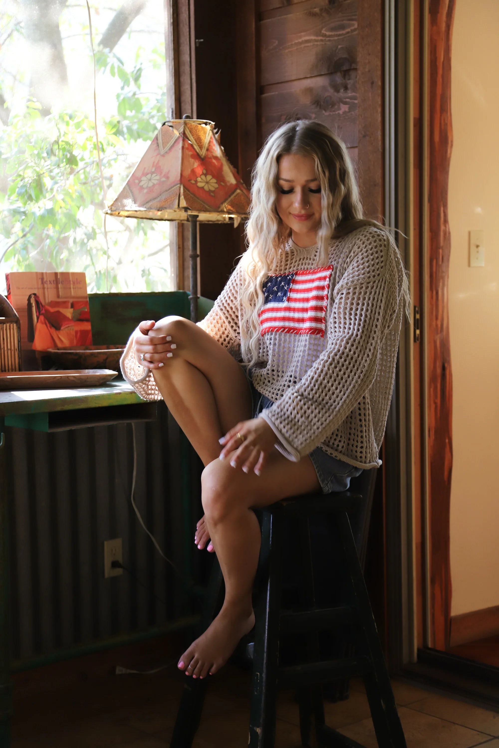 PREORDER: Freedom Flag Patch Pullover by Blakeley (ETA: May) - BFF Here