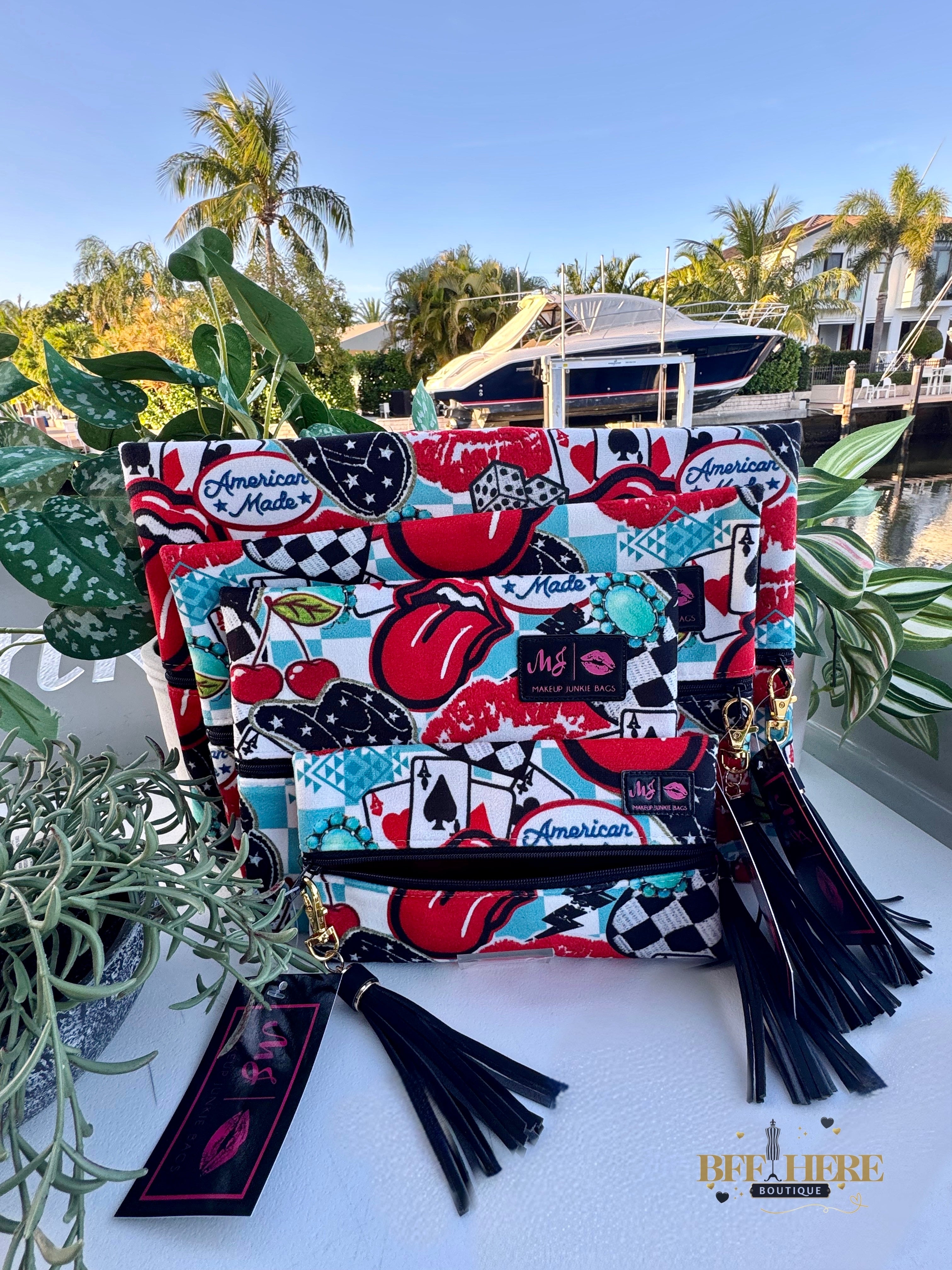 All American by Makeup Junkie Bags - BFF Here