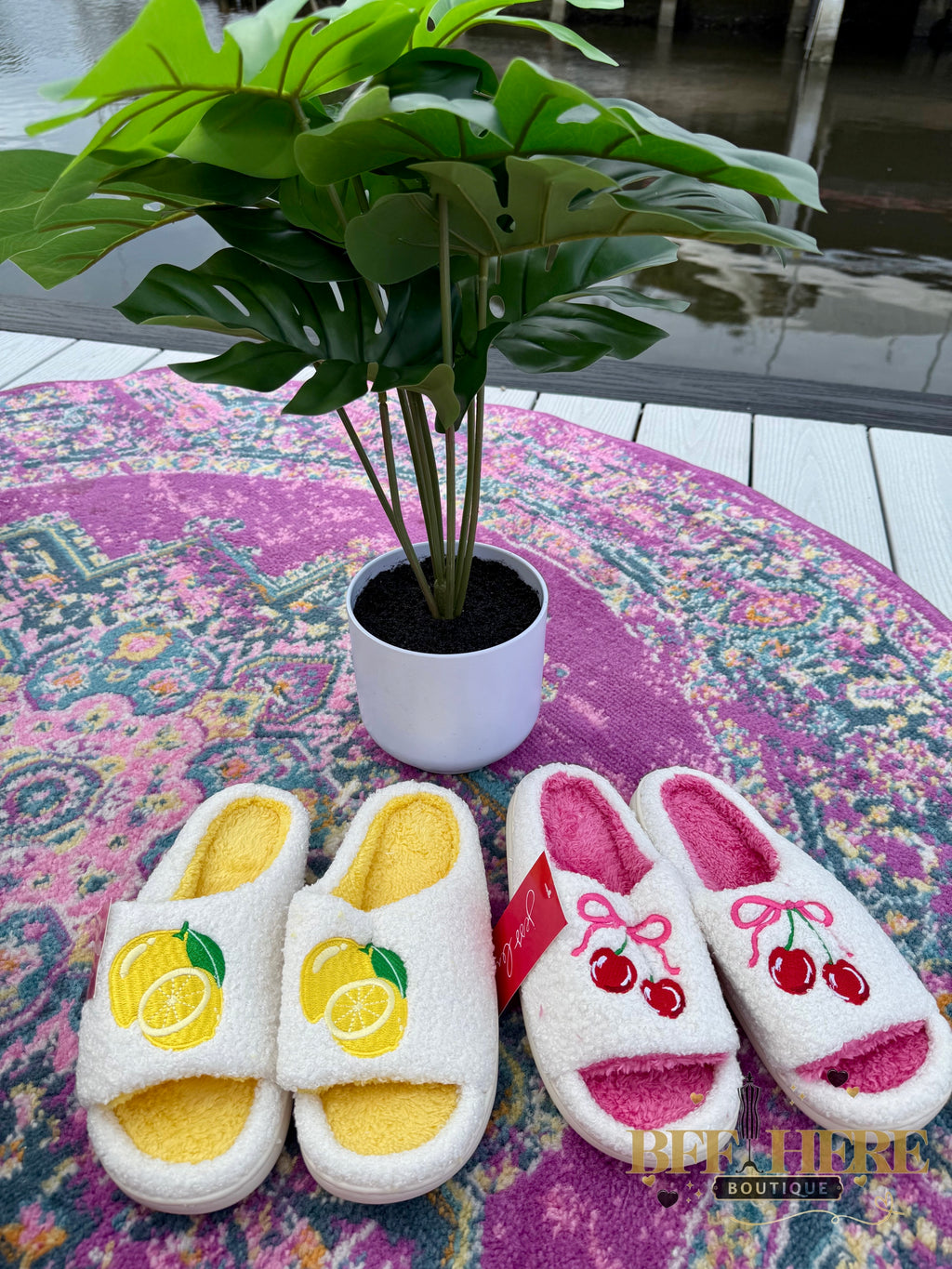 Cherry Bomb Slippers by Jess Lea - BFF Here