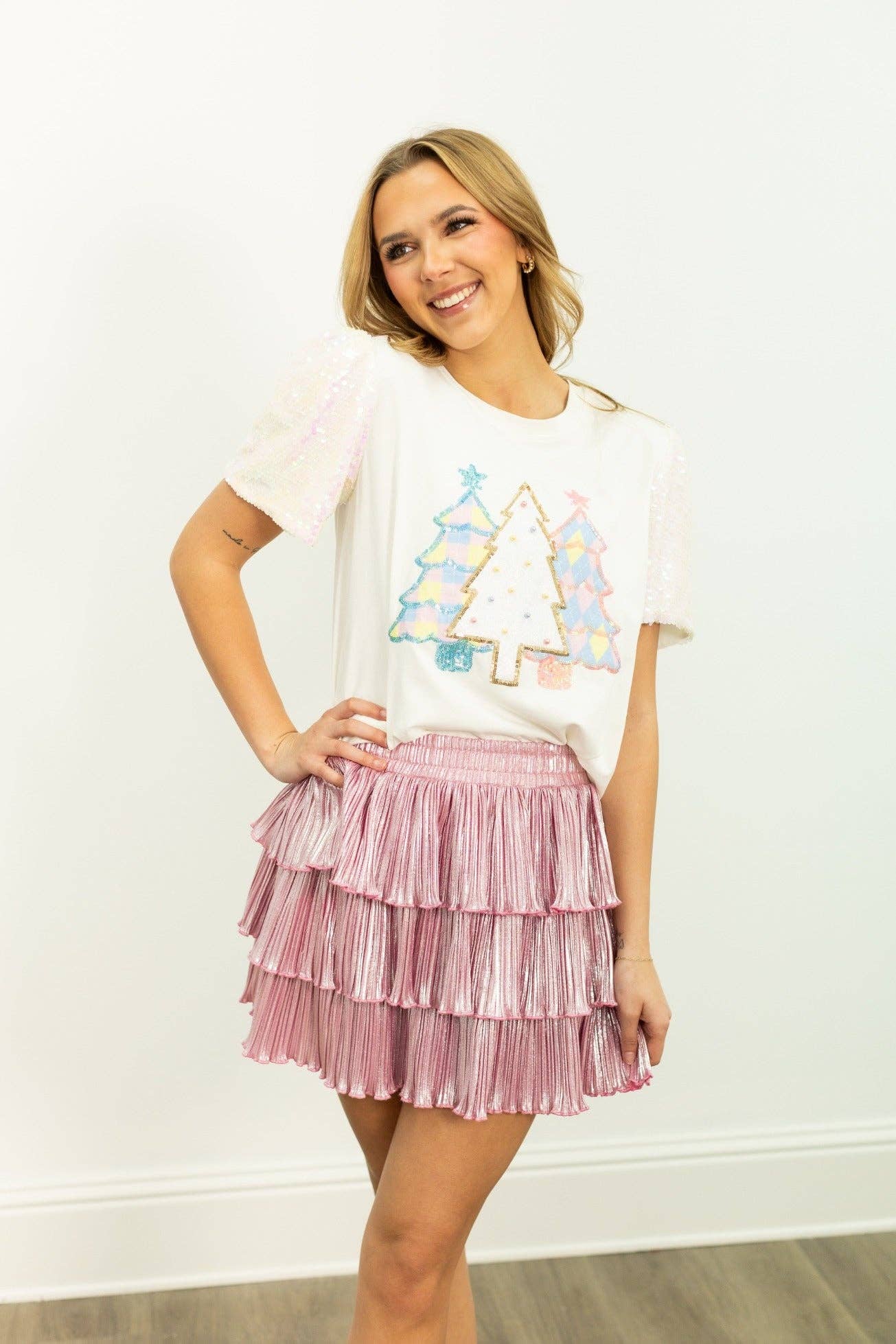 Festive Forest on Princess Top by Grace & Emma - BFF Here