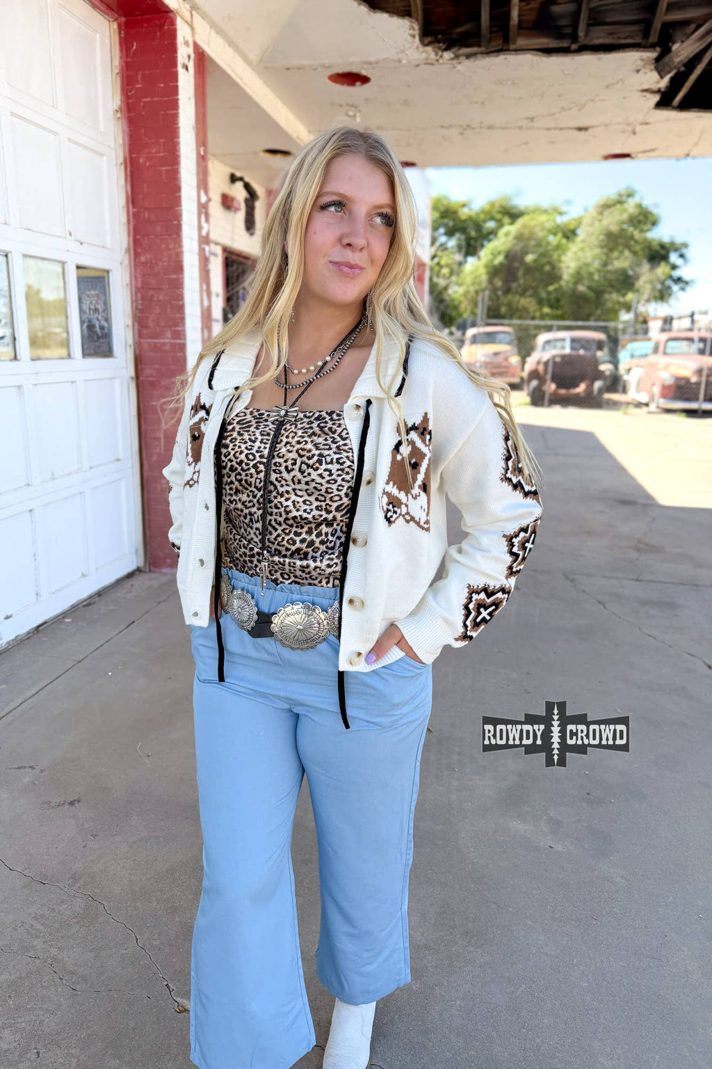 Cool Horse Cardigan by Rowdy Crowd Clothing - BFF Here