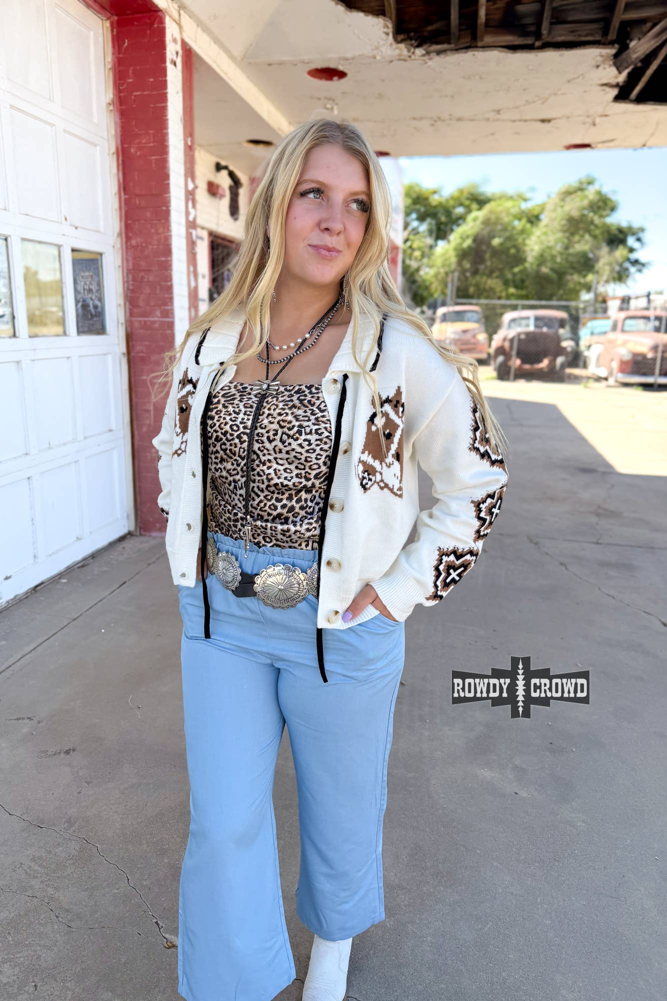 Cool Horse Cardigan by Rowdy Crowd Clothing - BFF Here