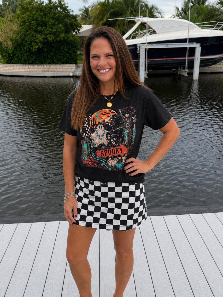Fast Lane Skirt  by Sterling Kreek (Ships in 1-2 Weeks)