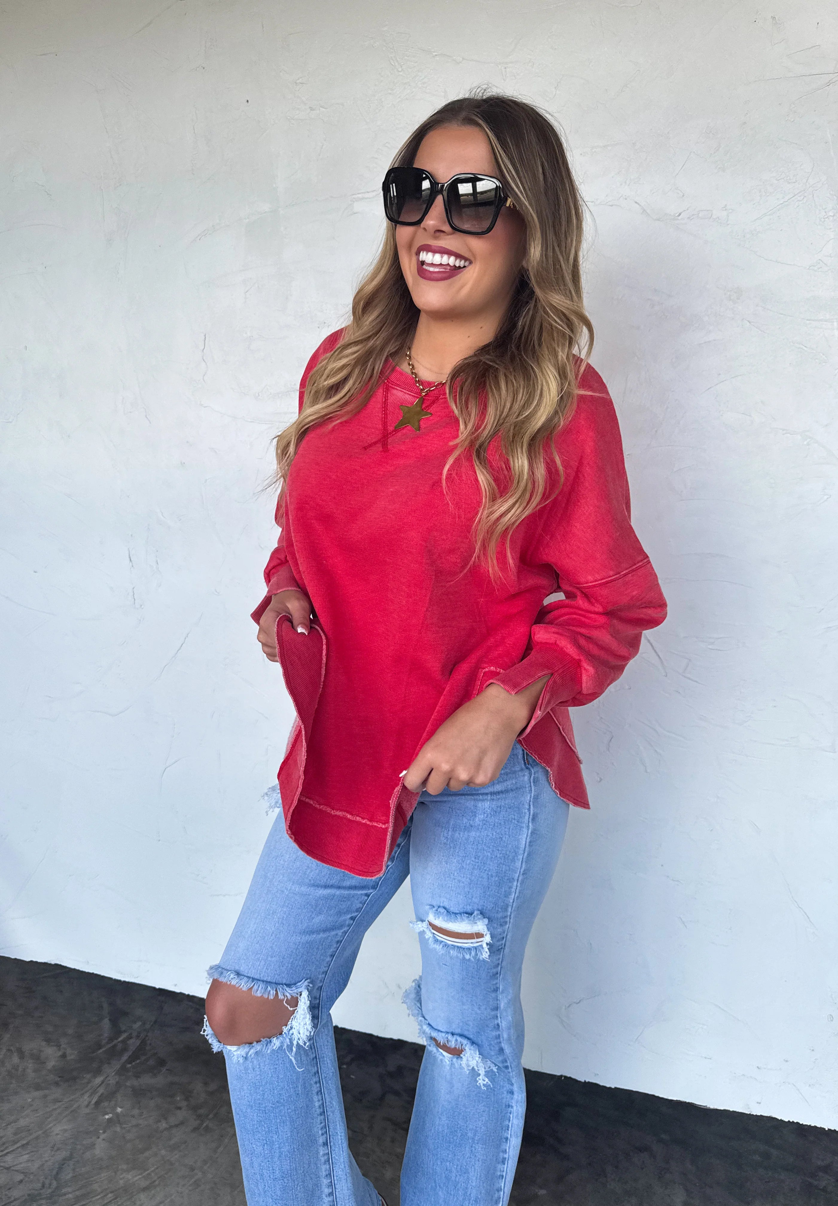 PREORDER: Joss Washed Sweatshirt by Blakeley (ETA: Late November) - BFF Here