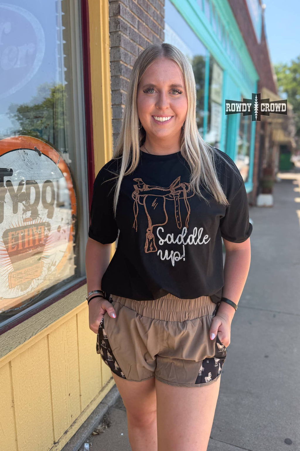 Saddle Up Tee by Rowdy Crowd Clothing - BFF Here