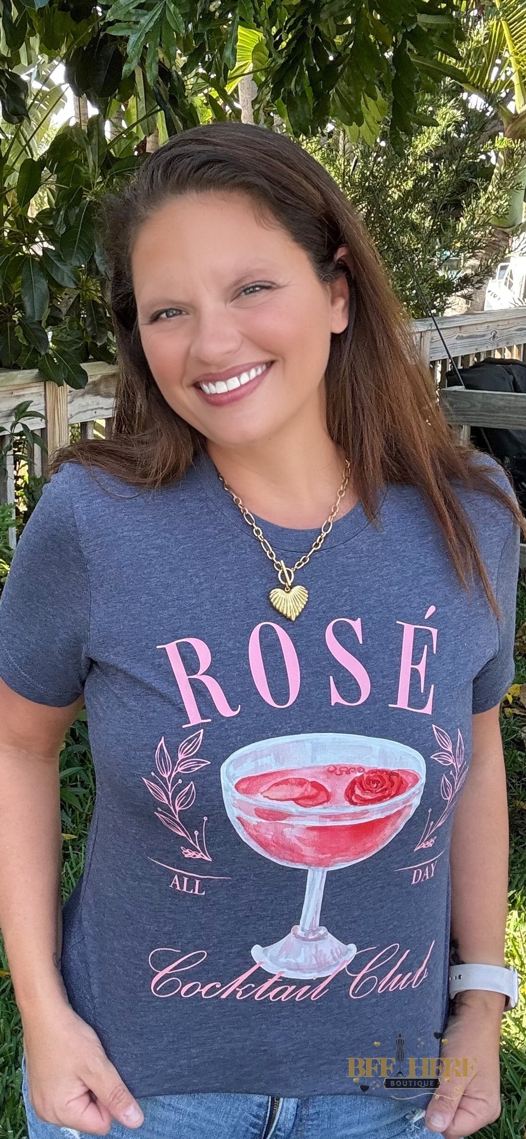 Rosé Cocktail Club Tee - BFF Here