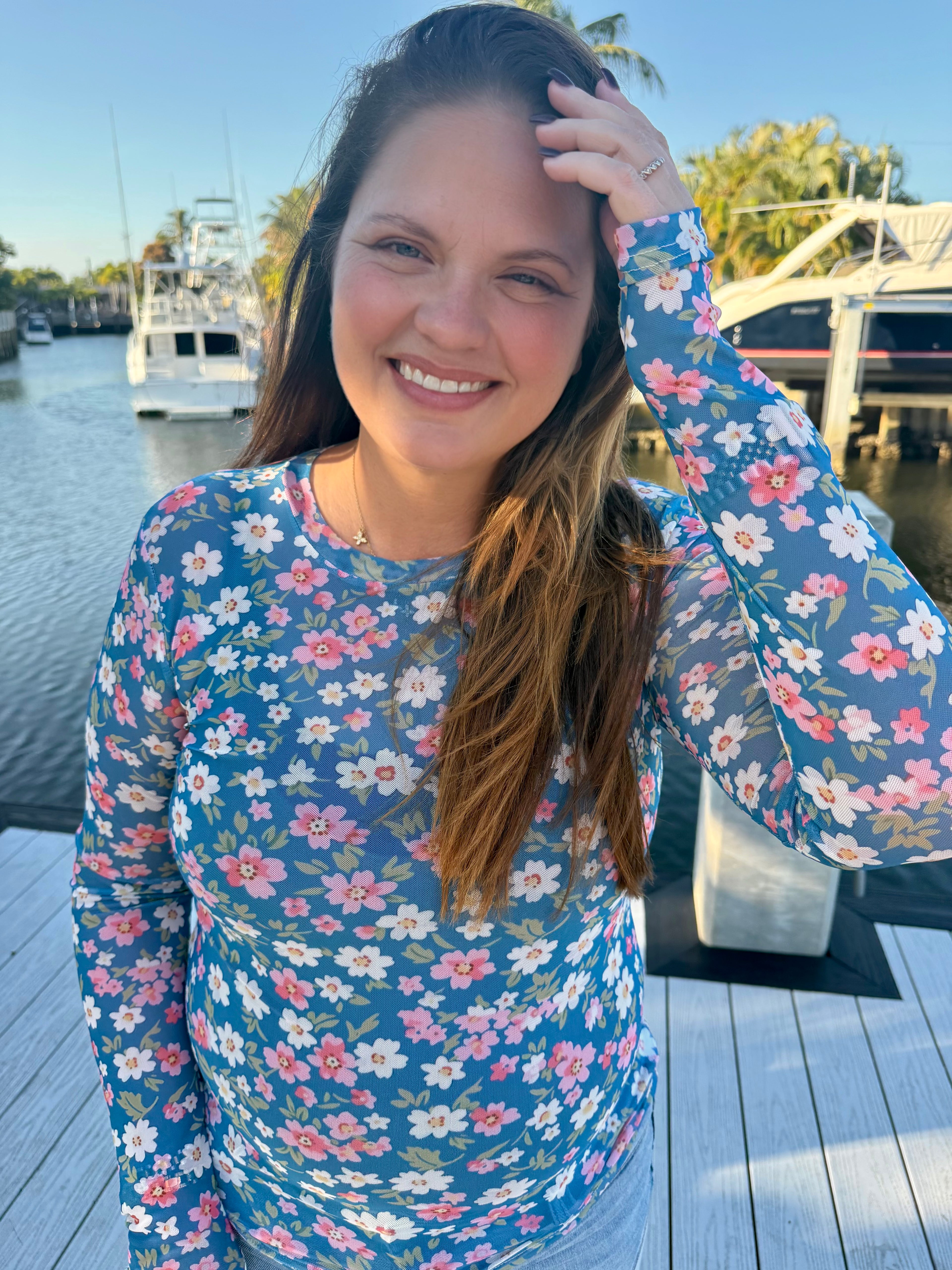 Spring Dress It Up Mesh Top by Blakeley - BFF Here