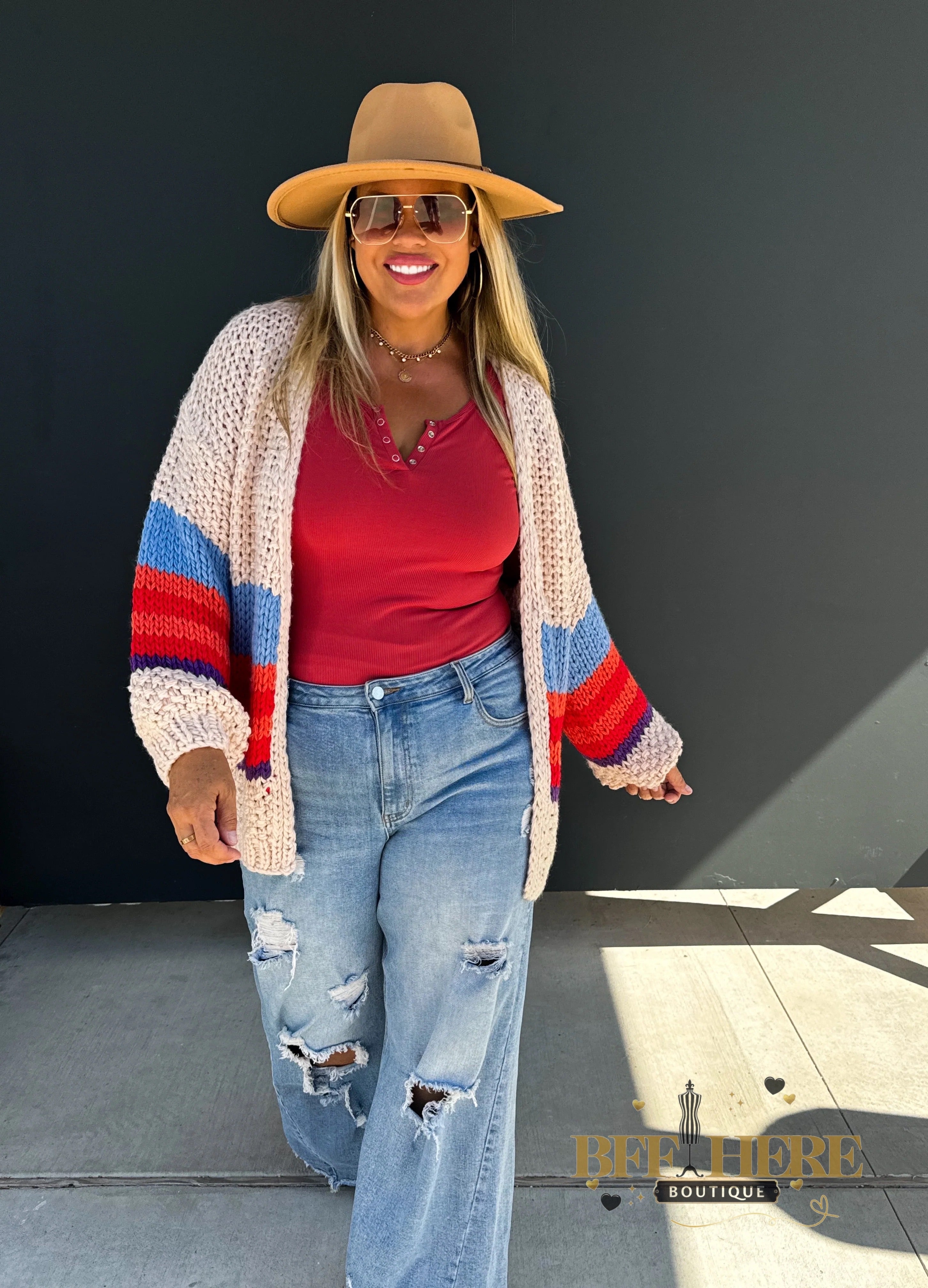 Charlotte Knit Cardigan by Blakeley / Choice of Color - BFF Here