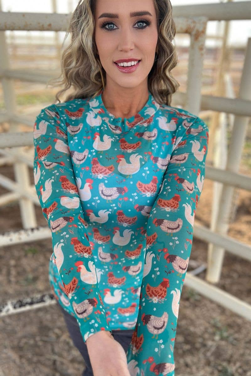 Fly The Coop Mesh Top by Sterling Kreek - BFF Here