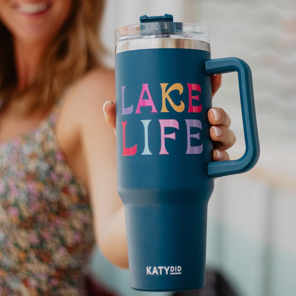 Lake Life Adventures Tumbler Cup - BFF Here