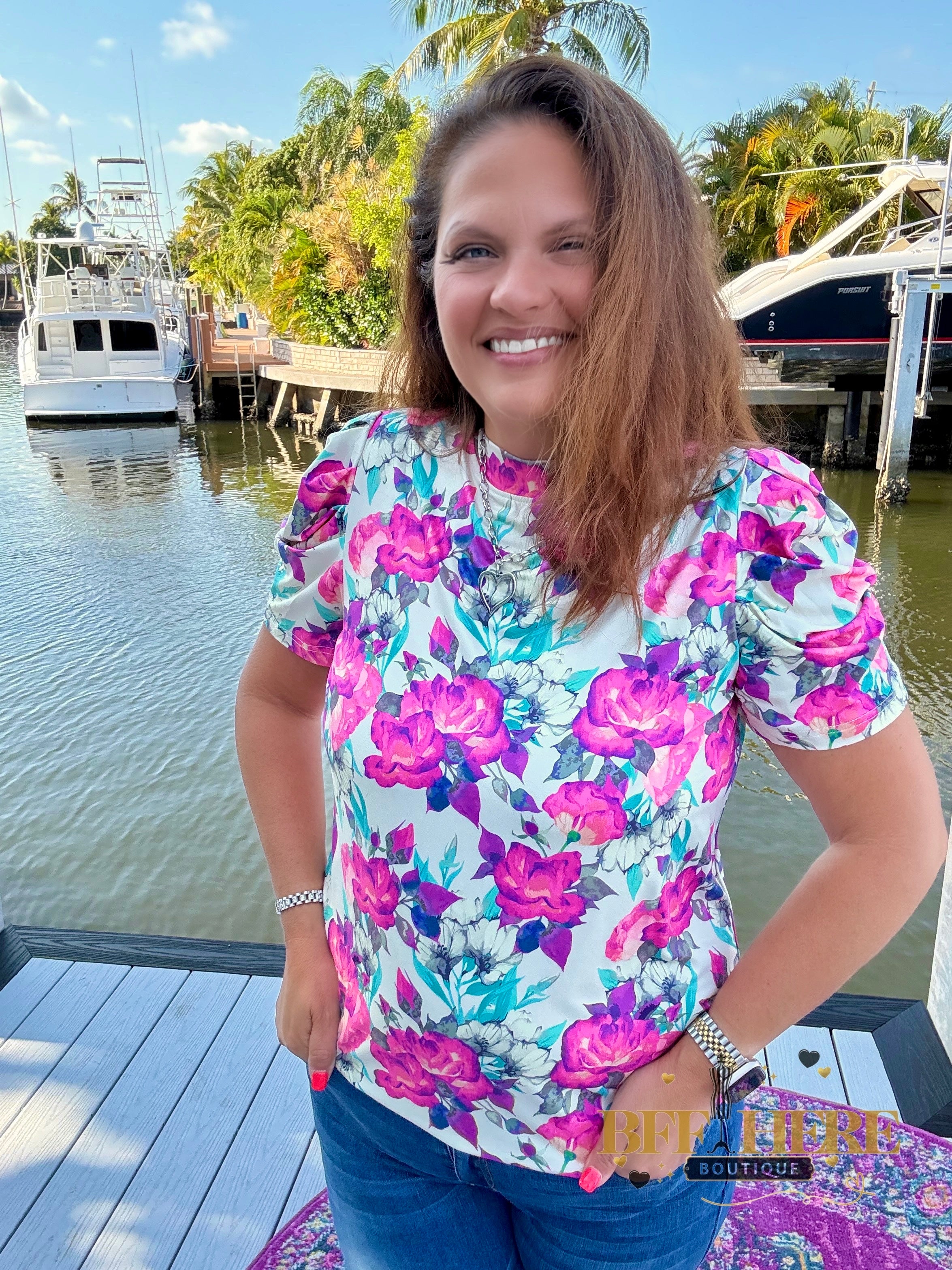 Life Is A Flower Top by Sterling Kreek - BFF Here