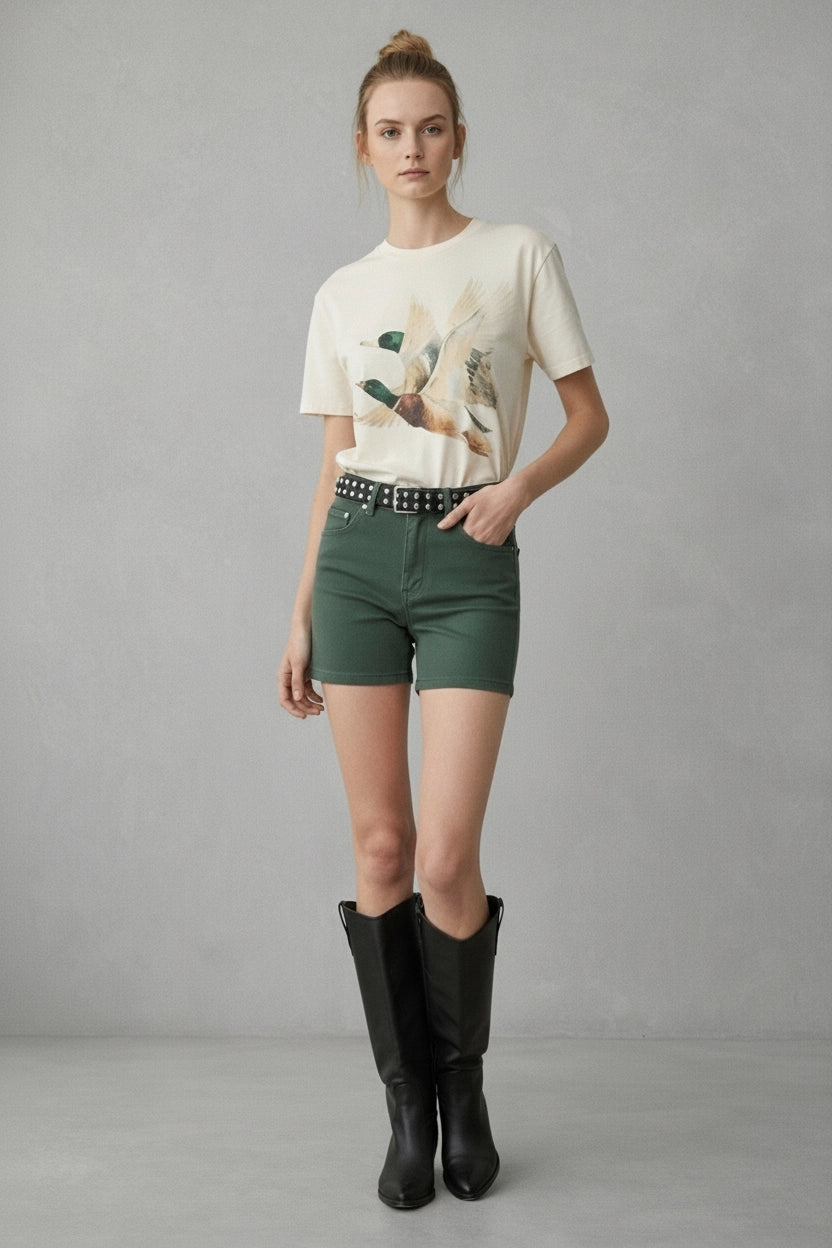 Vintage Duck Flight Graphic Tee by Jade by Jane (Ships 2-3 weeks) - BFF Here