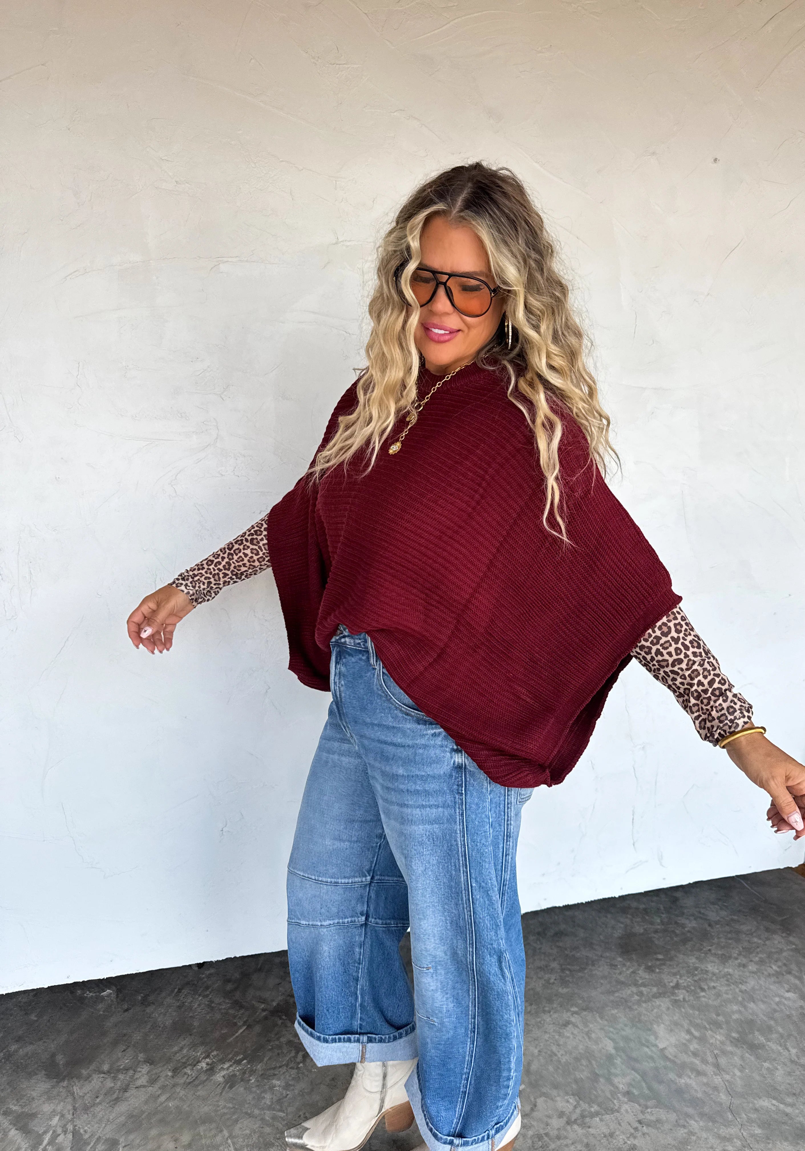 PREORDER: Meg Pullover Poncho by Blakeley (ETA: End of October) - BFF Here
