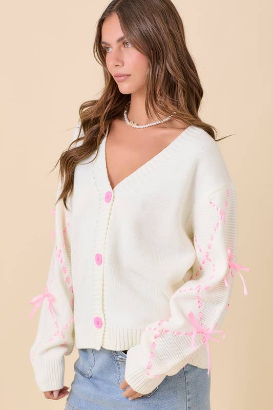 Bubblegum Bliss Cardigan - BFF Here