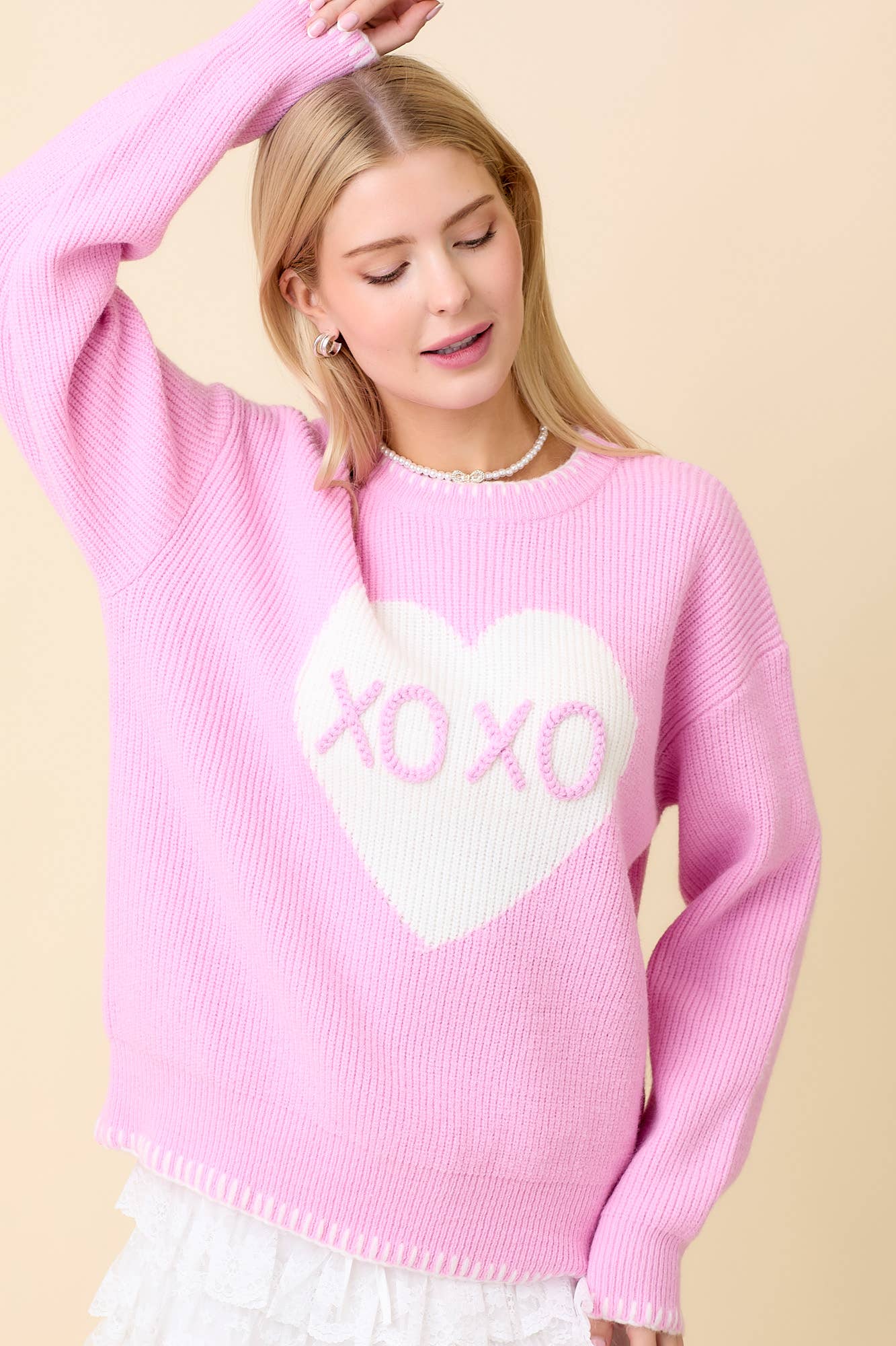 Sweetheart XOXO Sweater - BFF Here