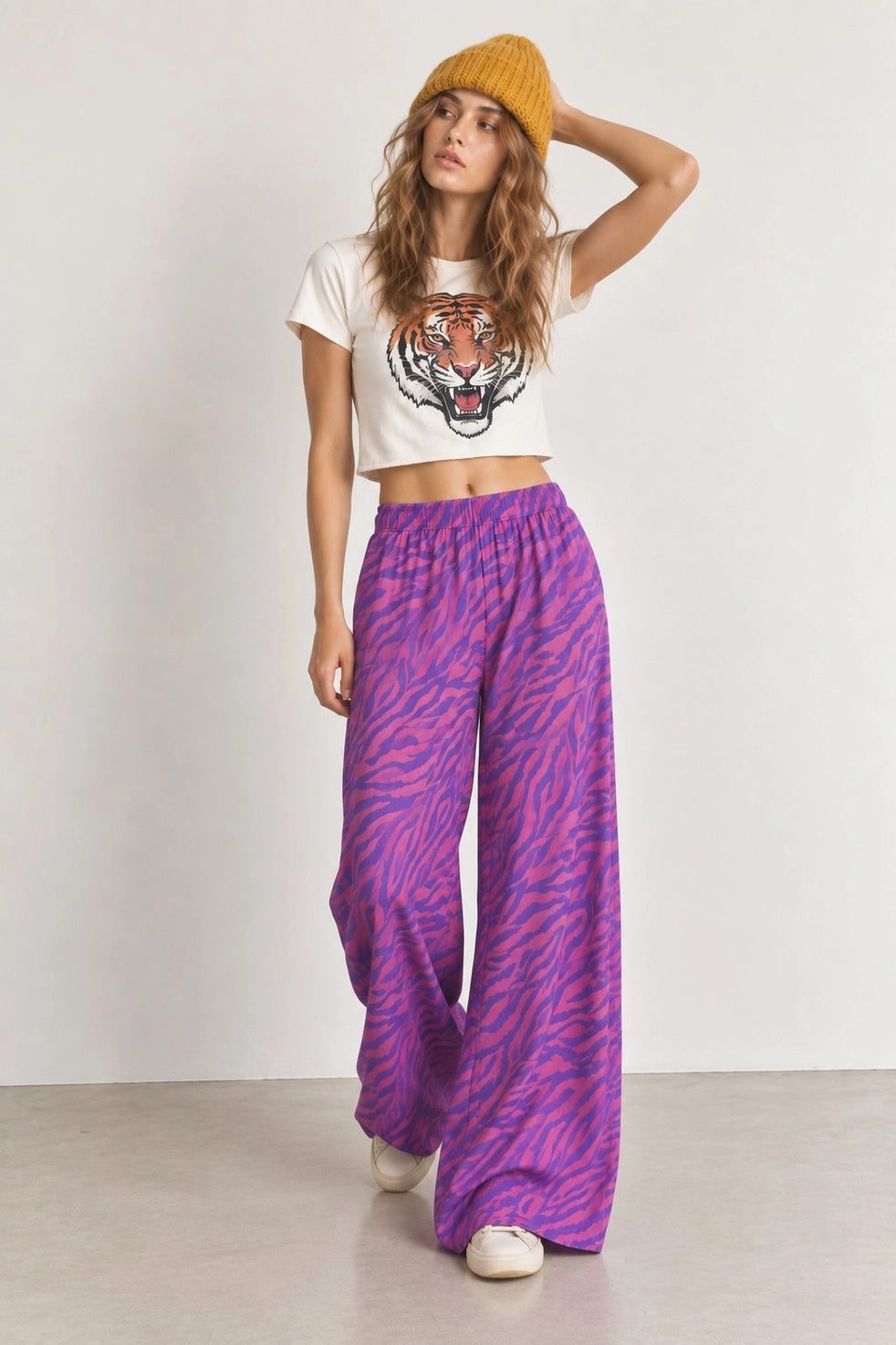 PREORDER: Zebra Print Wide Leg Pants by Jade by Jane (ETA: November)