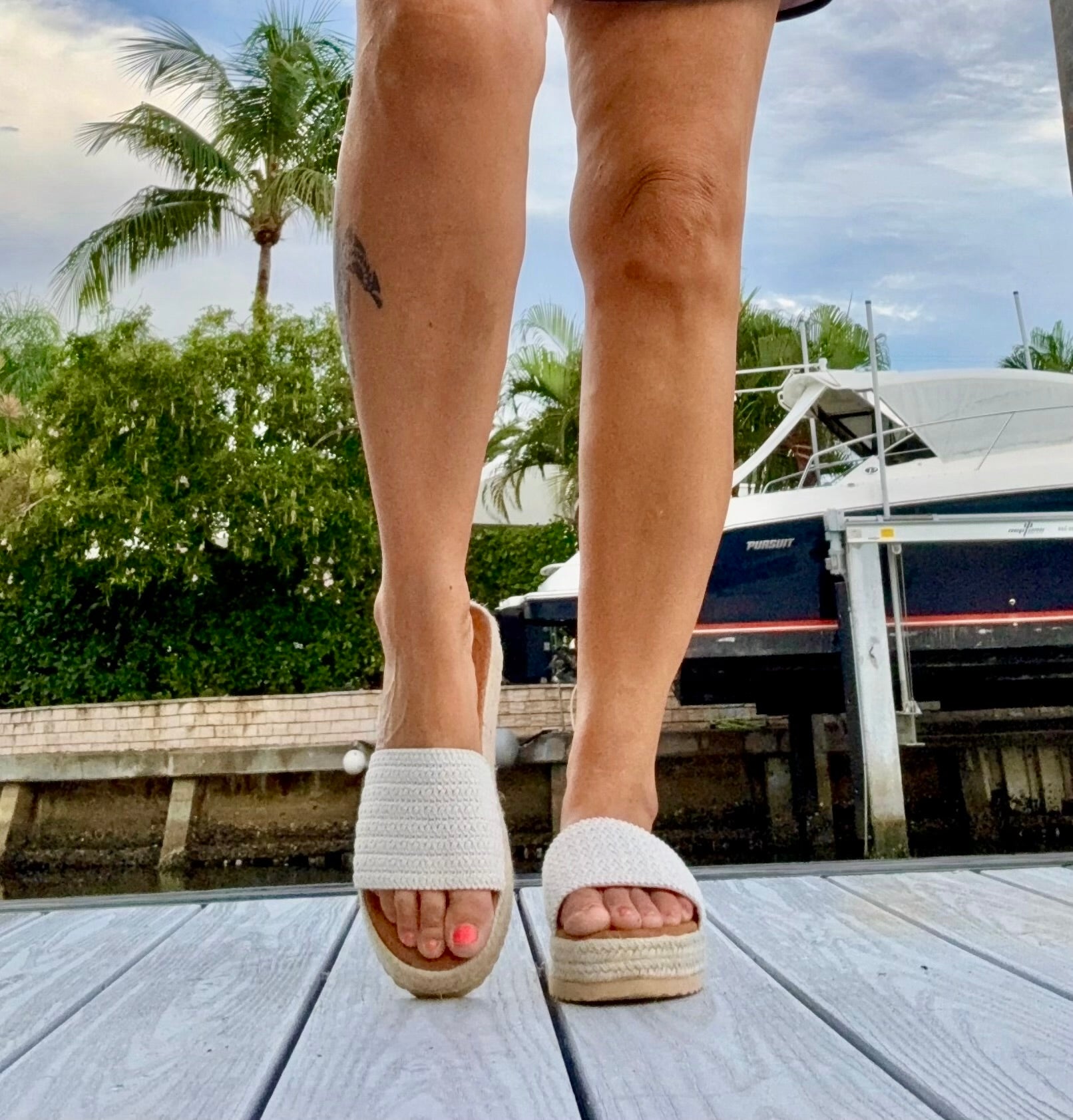 Sandy Shores Crochet Slide - BFF Here