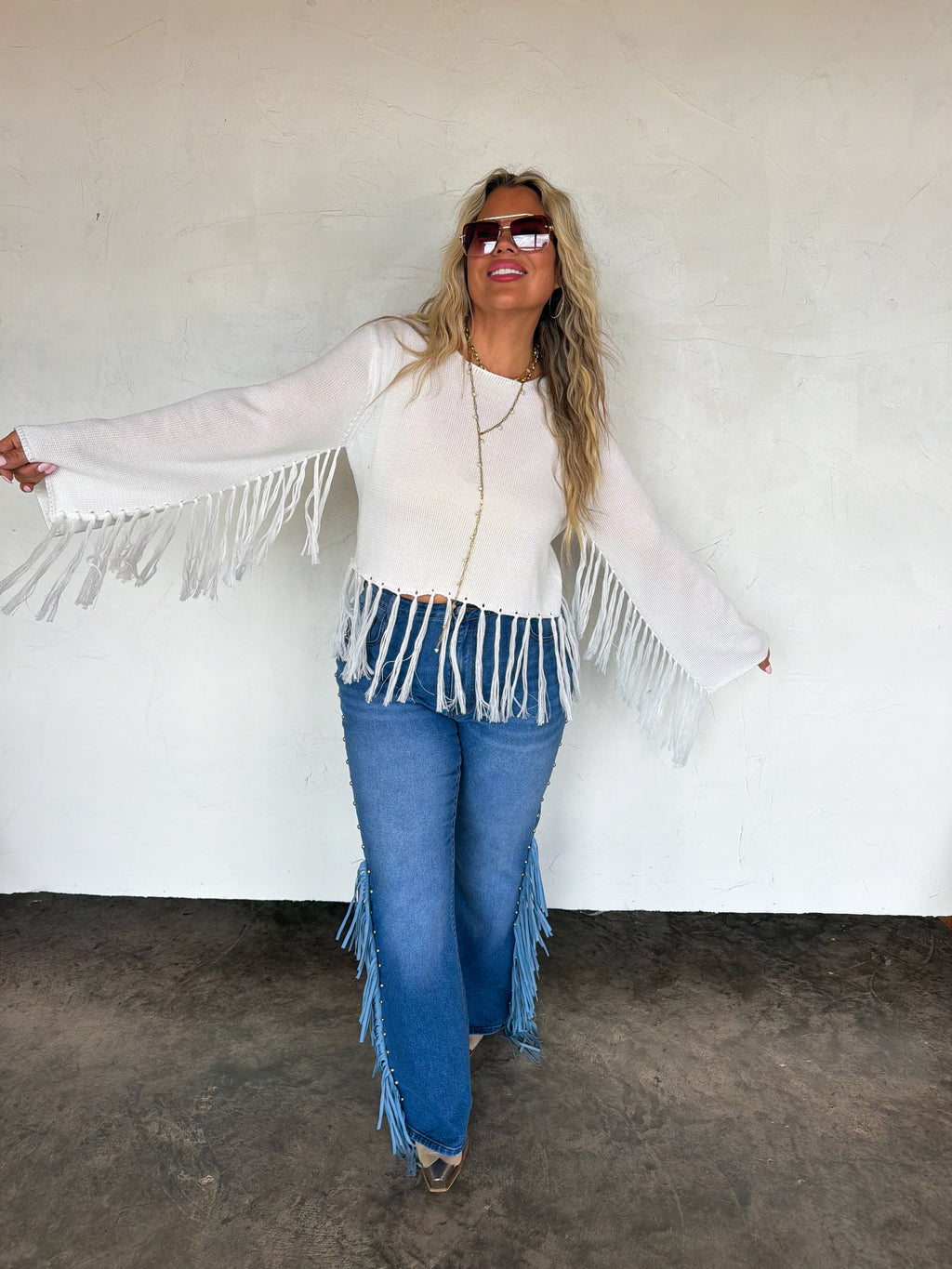 PREORDER: Cheetah Ashland Distressed Jeans by Blakeley (ETA December)
