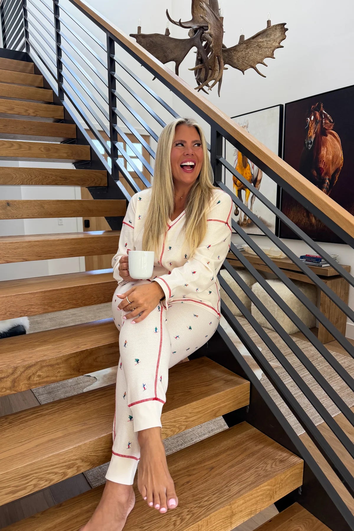 PREORDER: Snow Day Waffle PJ Set by Blakeley (ETA December)