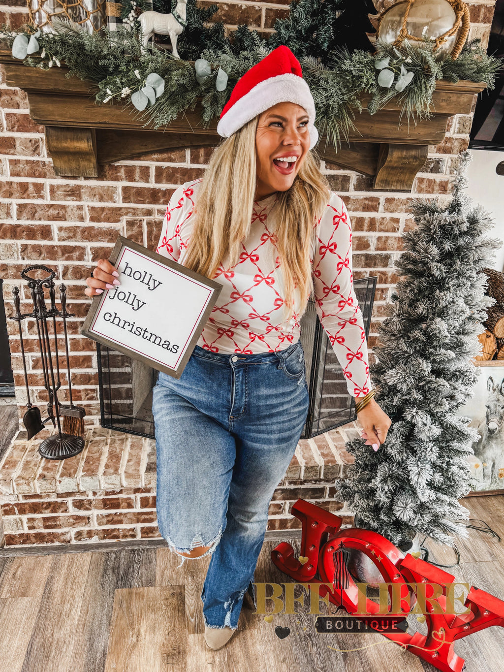 Christmas Dress It Up Mesh Tops by Blakeley - BFF Here