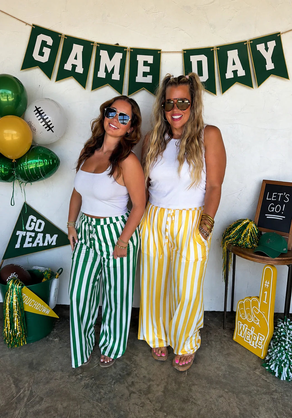 PREORDER: Game Day Haddie Wide Leg Pants by Blakeley (ETA: August)
