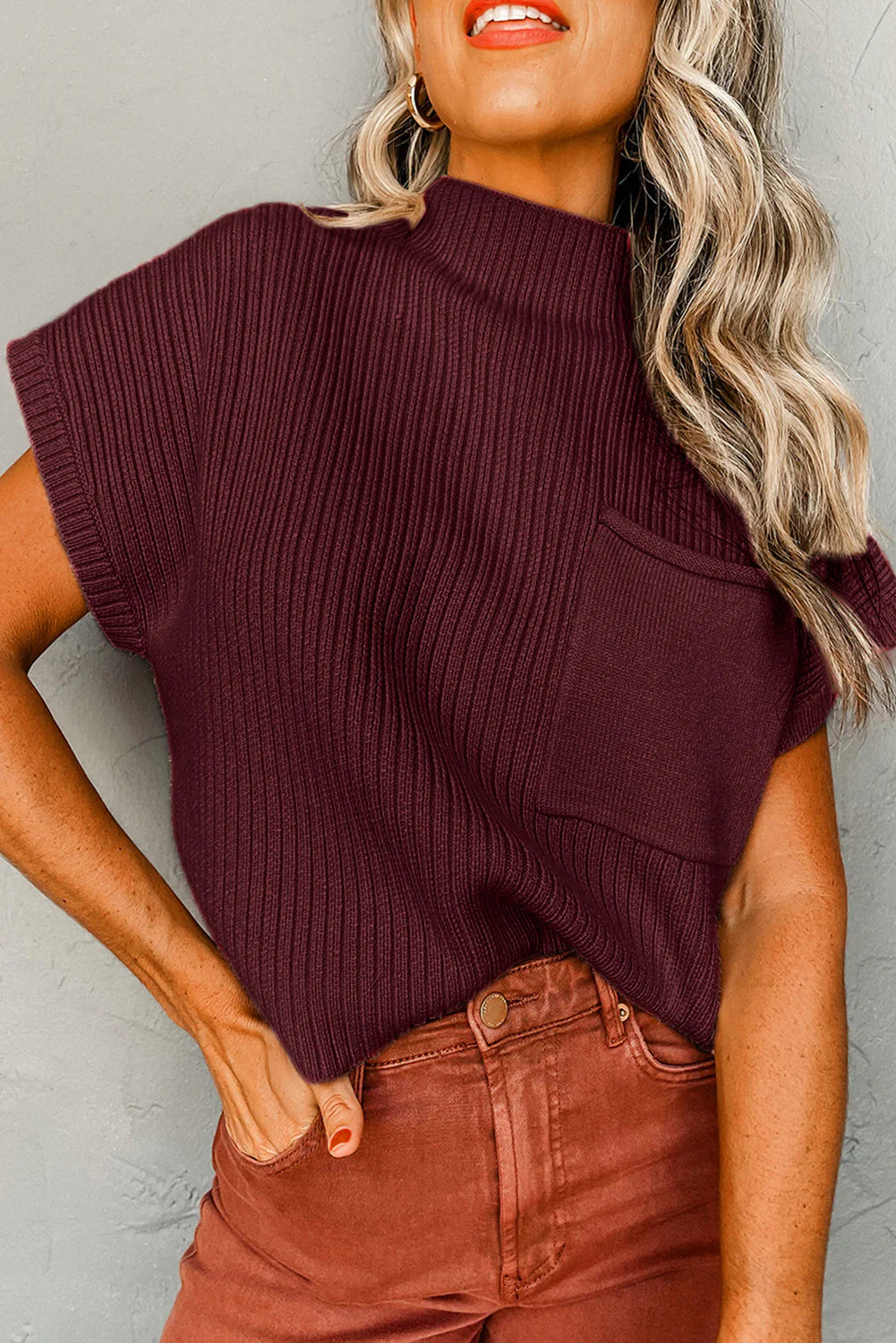 PREORDER: Harvest Layers Ribbed Sweater Vest (ETA: August)