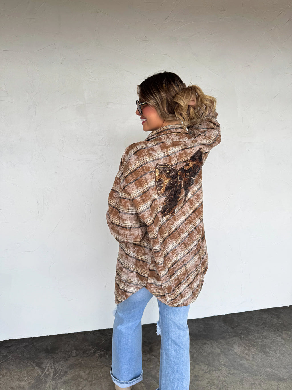 PREORDER: Juniper Bleached Plaid Top by Blakeley (ETA: Mid November ) - BFF Here