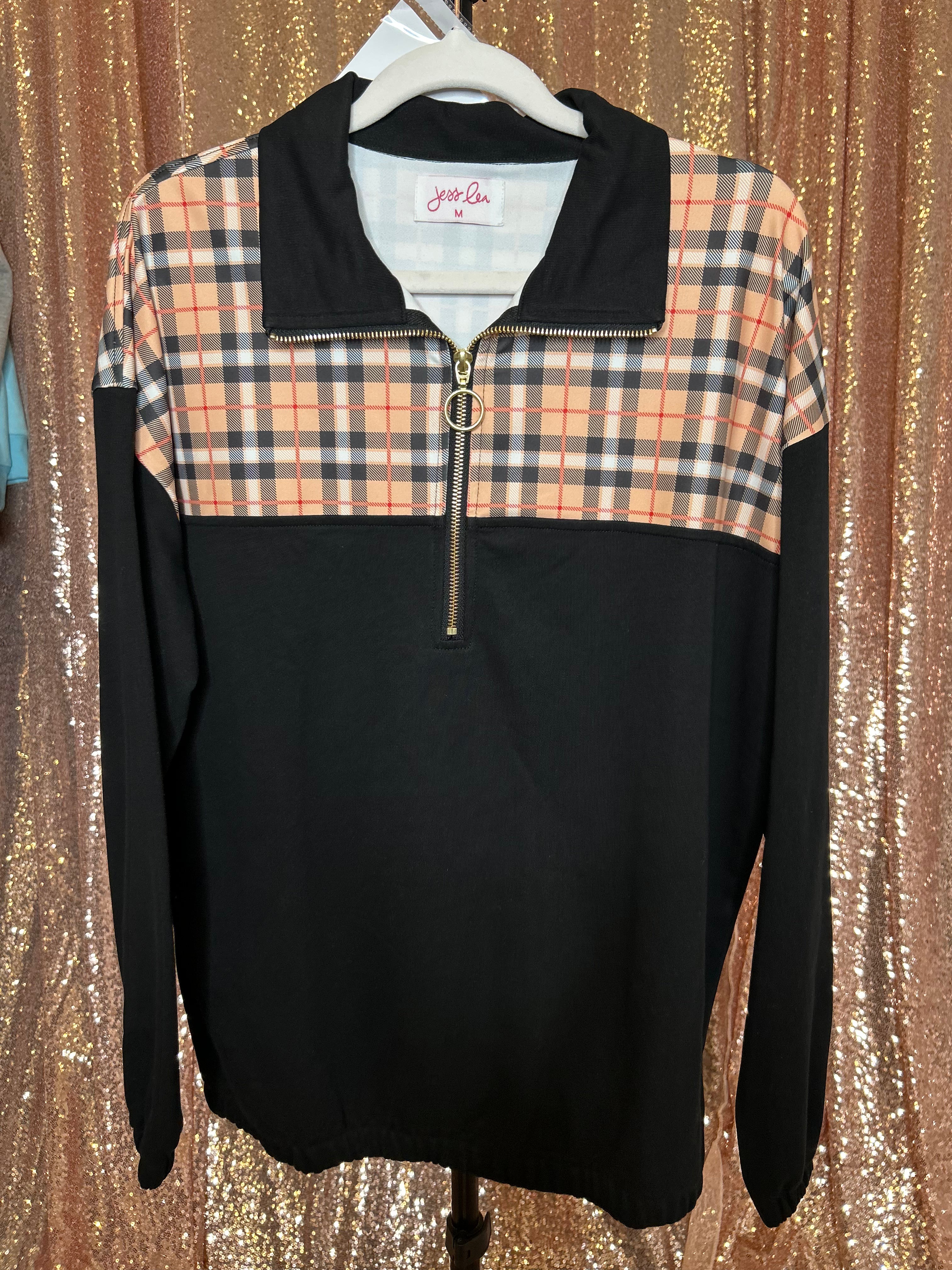 PREORDER: Mia Printed Pullover / Nora Plaid by Jess Lea (Array) ETA: July