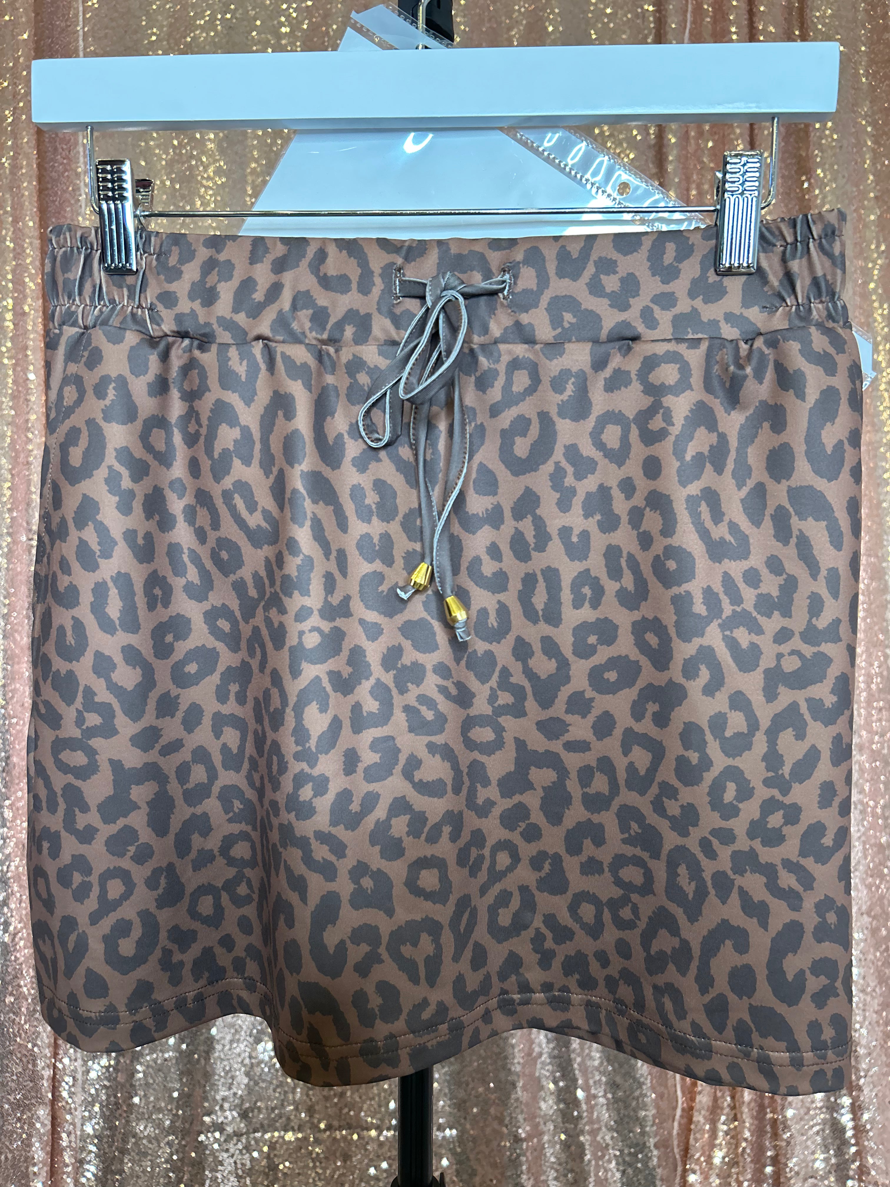 PREORDER: Coco Leopard Skort by Jess Lea / Array (ETA: July)