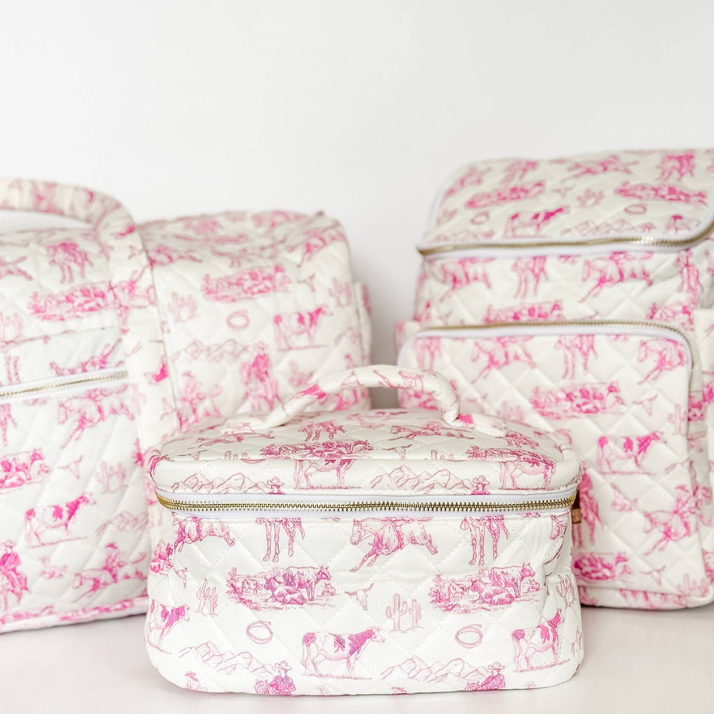 PREORDER: Pink Rodeo Queen: Cowgirl Pattern Bags / Choice of Style (Ships Beginning of April) - BFF Here