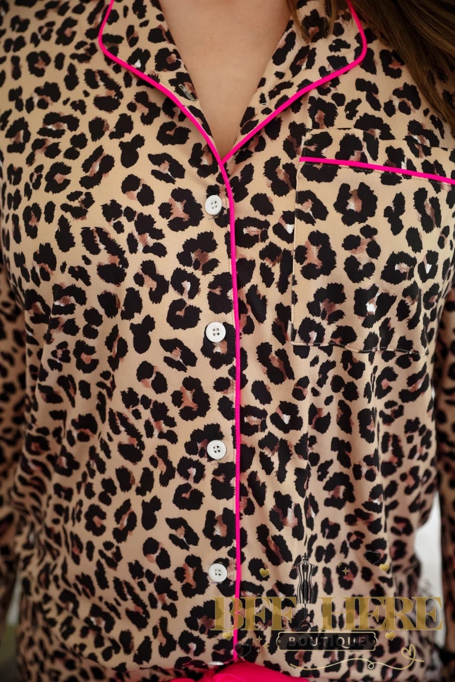 Prima Donna Leopard Ruffle Pajama Set by Jess Lea - BFF Here