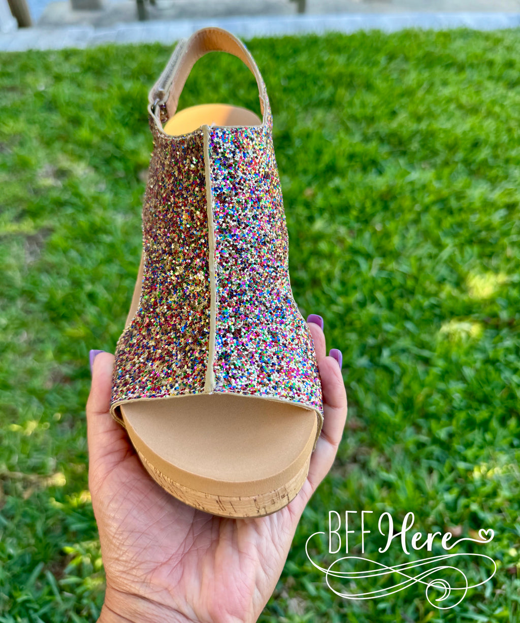 Carley - Confetti Glitter by Corkys - BFF Here