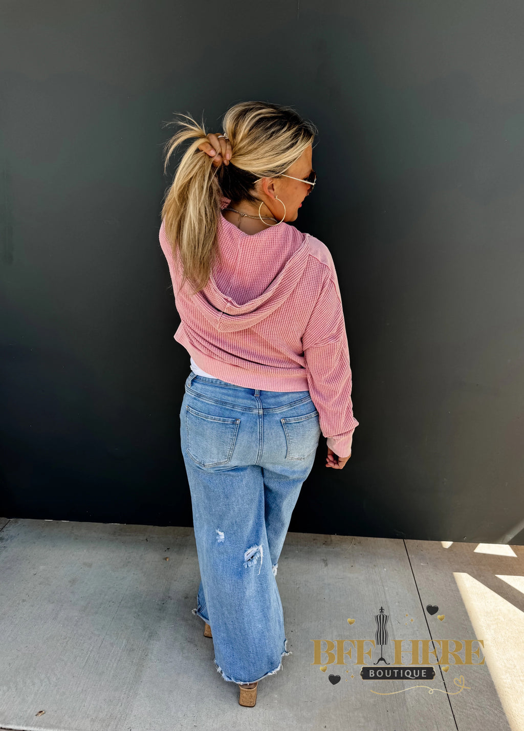 Maisie Mineral Wash Hoodie by Blakeley - BFF Here