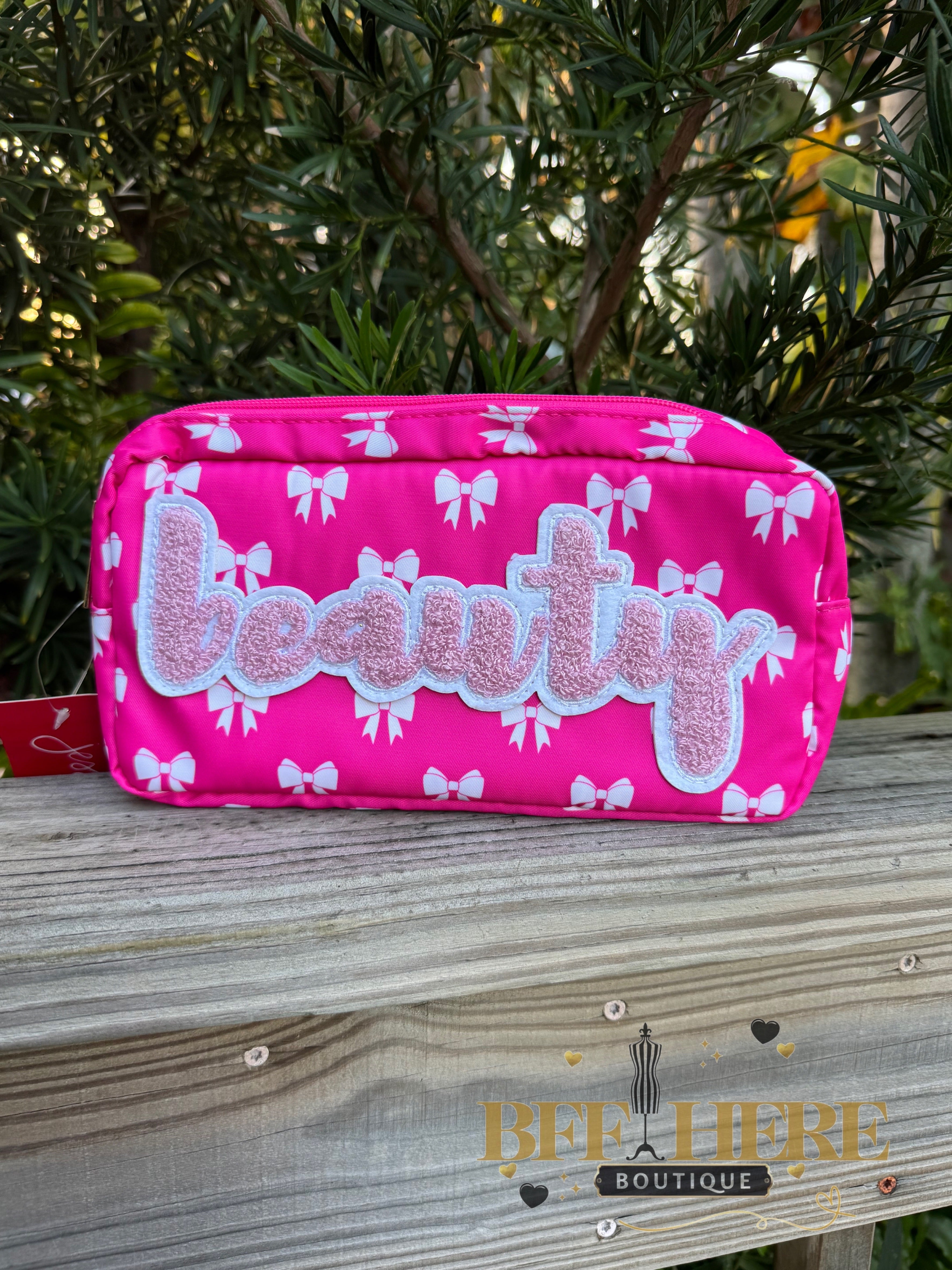 Bow Beauty Travel Bag by Jess Lea - BFF Here