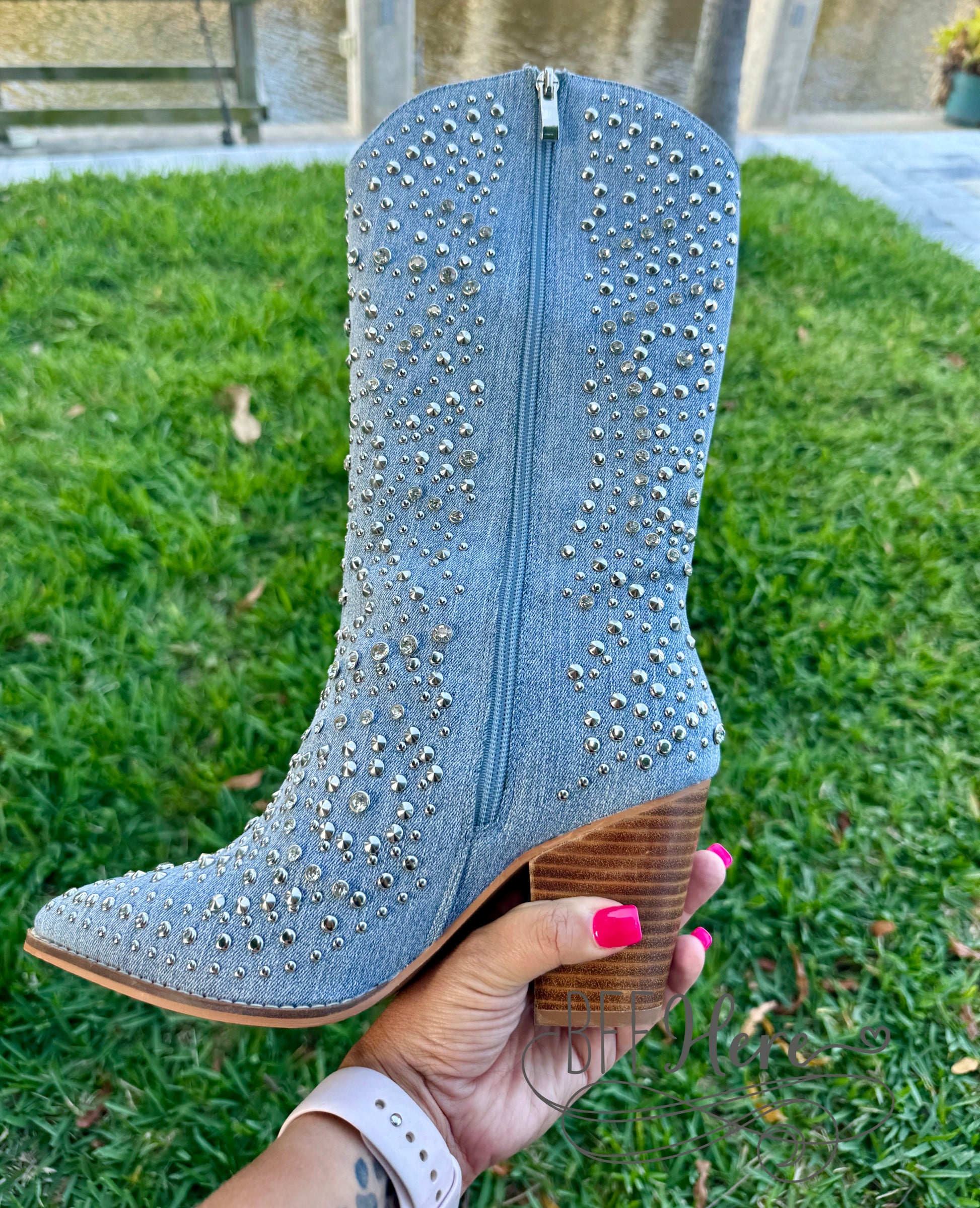 Boot Scootin - Denim by Corkys - BFF Here