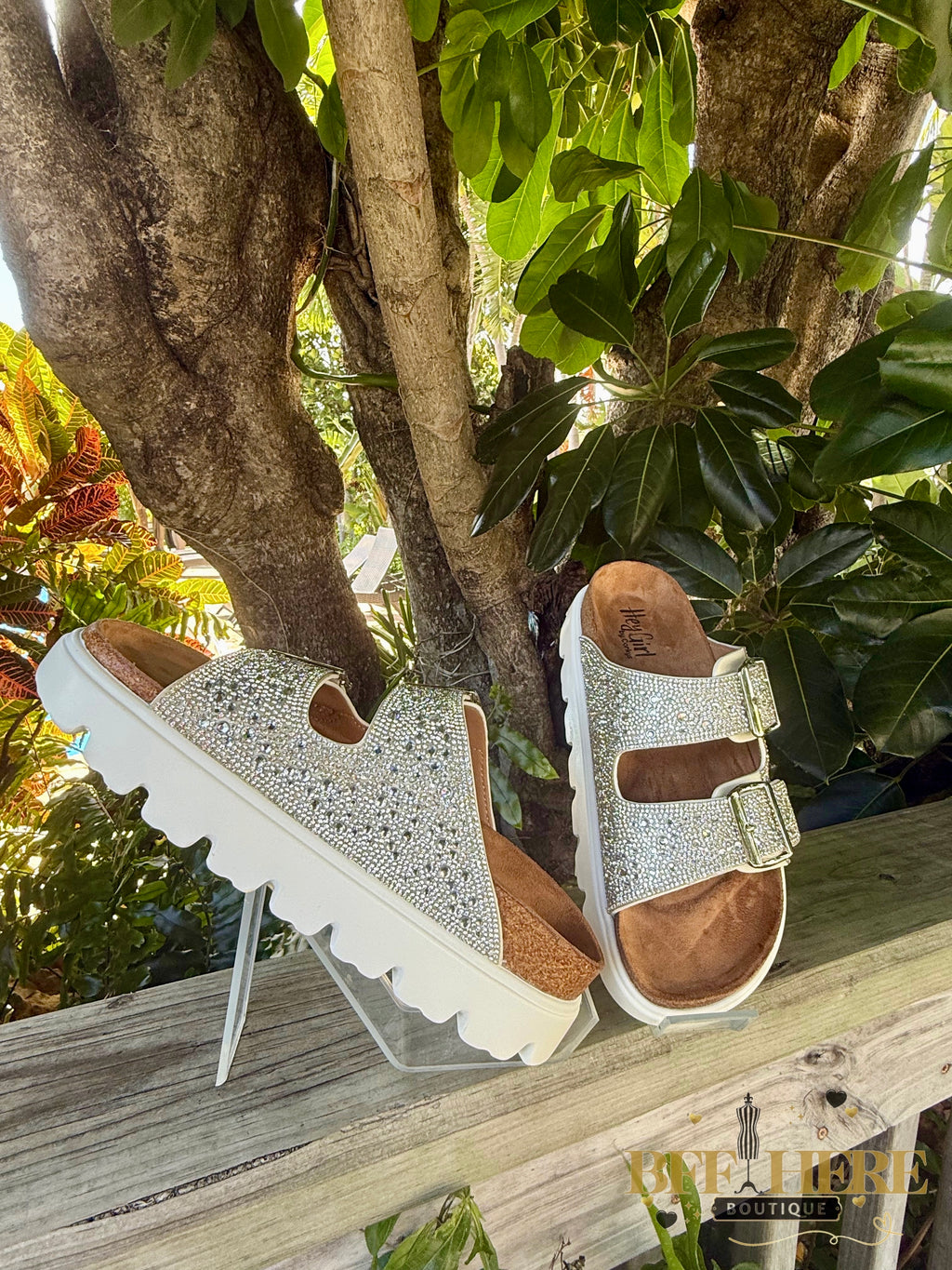 Rumor Has It - Clear Rhinestone by Corkys - BFF Here