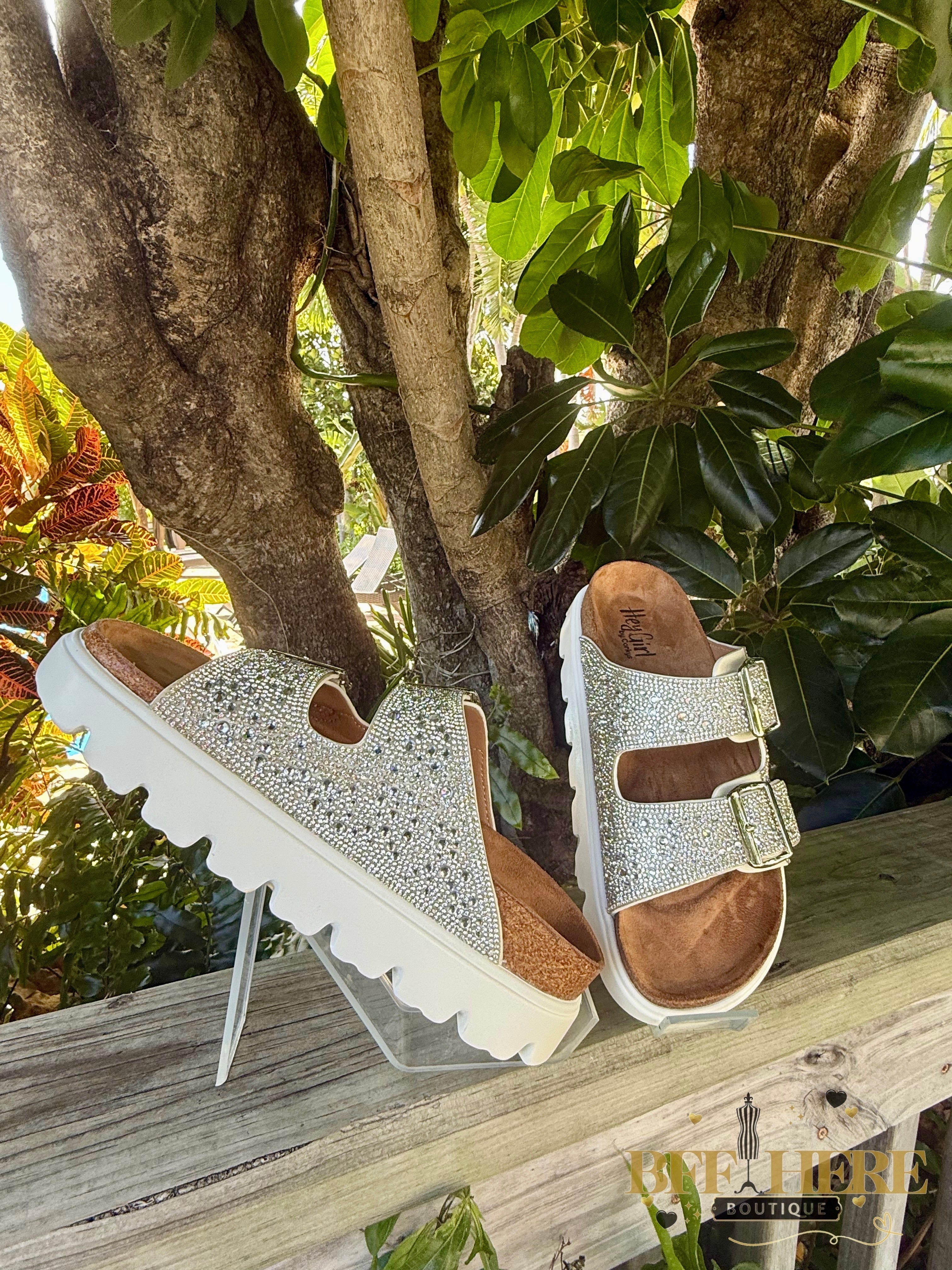 Rumor Has It - Clear Rhinestone by Corkys - BFF Here