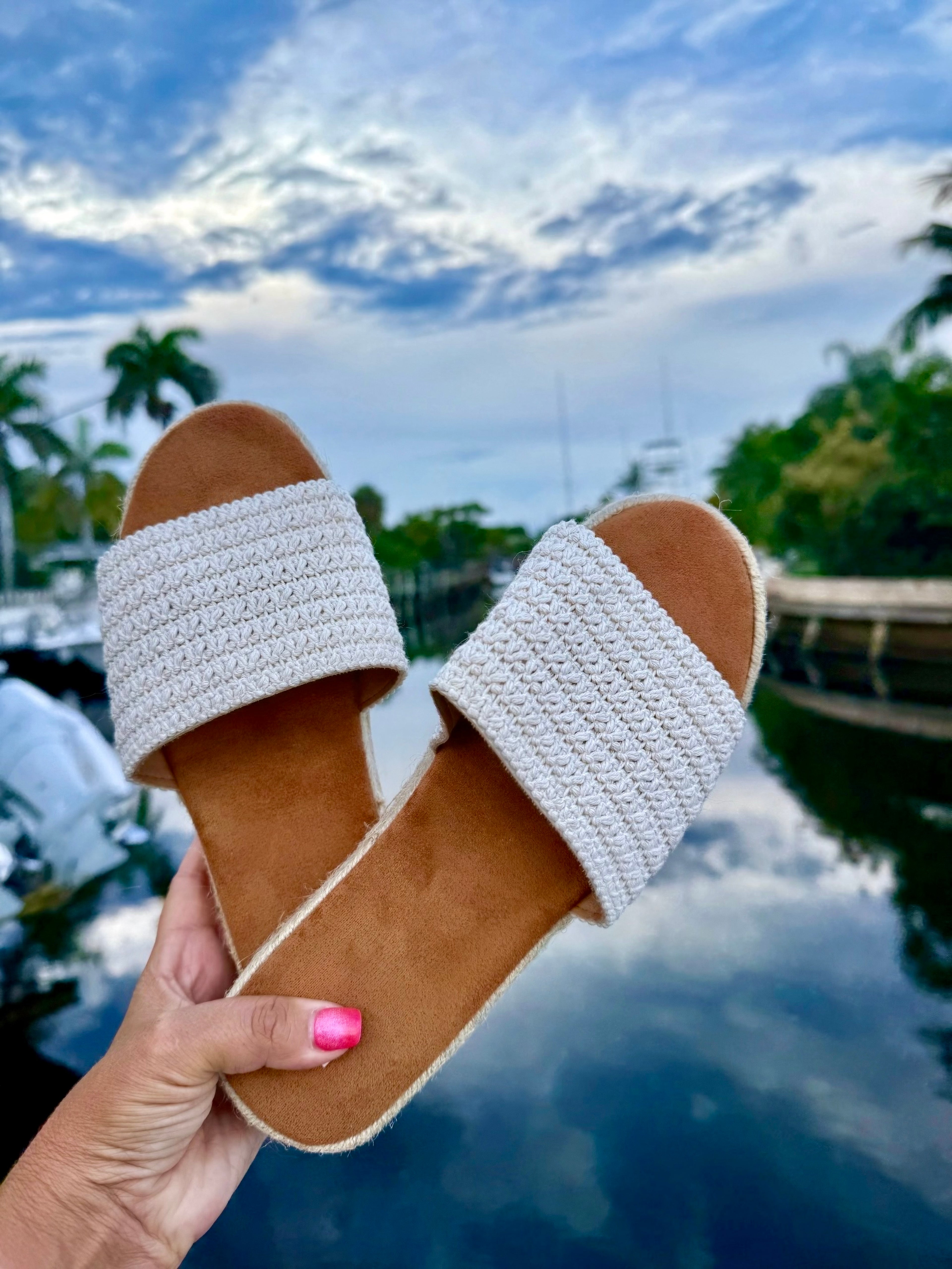 Sandy Shores Crochet Slide - BFF Here