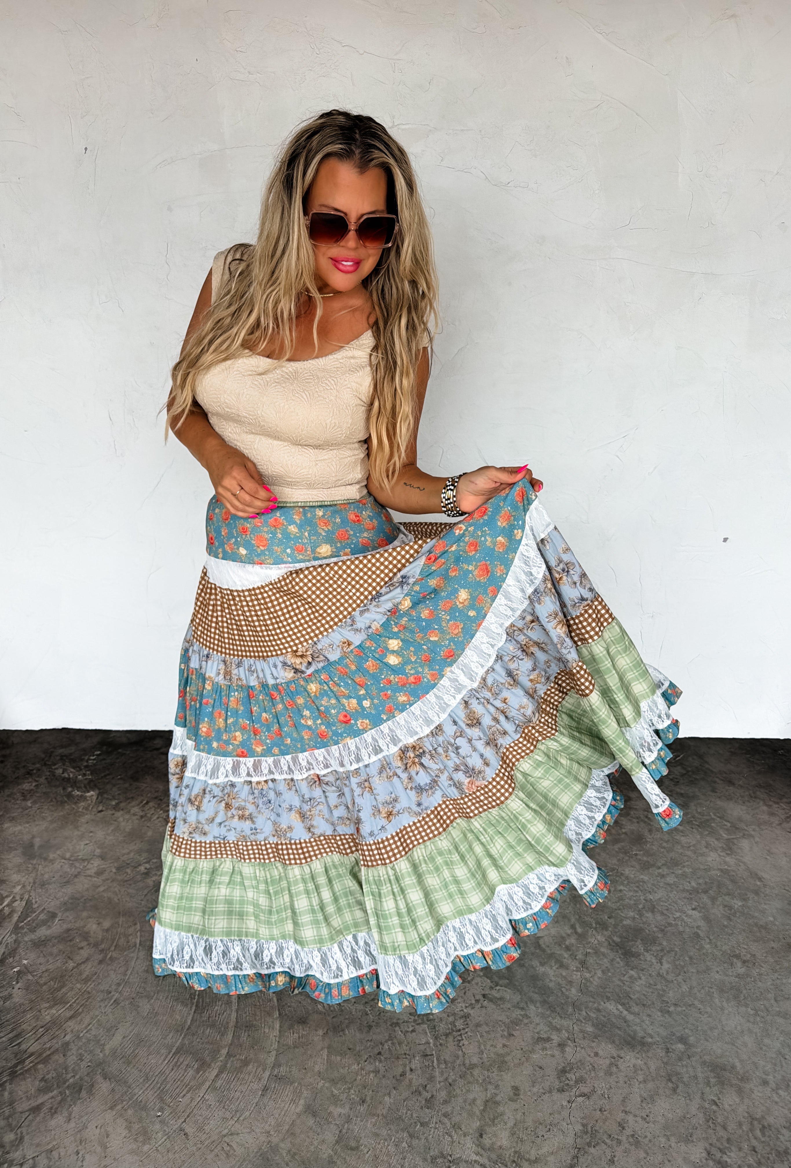 PREORDER- COUNTRY SUMMER MAXI SKIRT - BFF Here