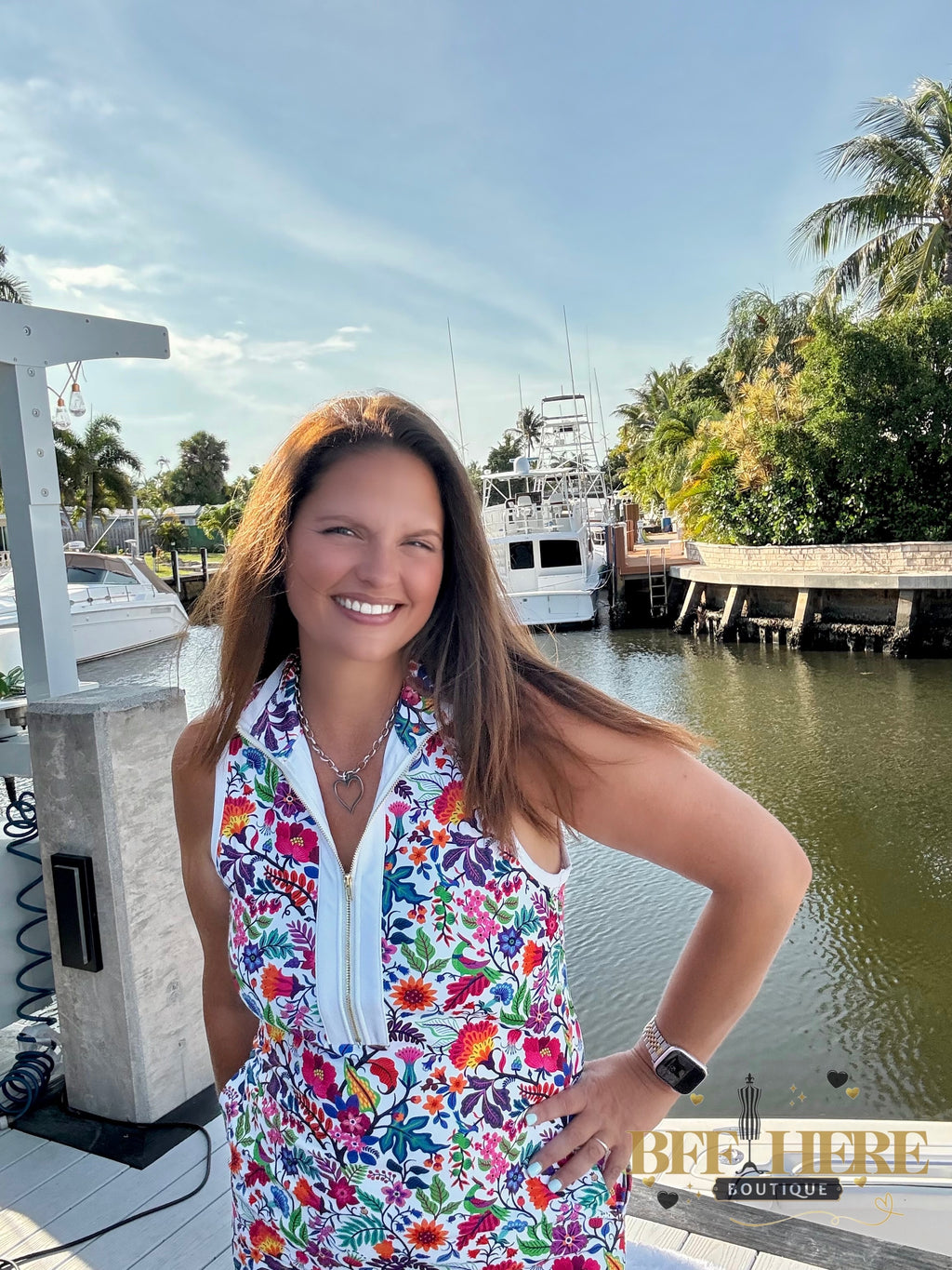 Everyday Zipper Dress / Fiesta Time White by Jess Lea - BFF Here