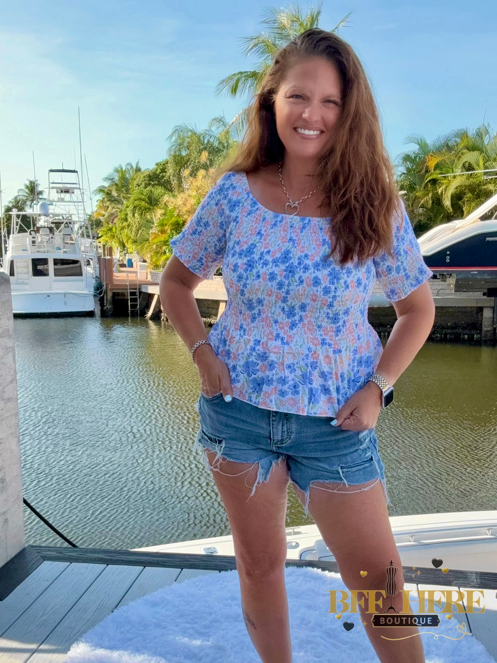 Essie Smocked Top / Choice of Color by Blakeley - BFF Here