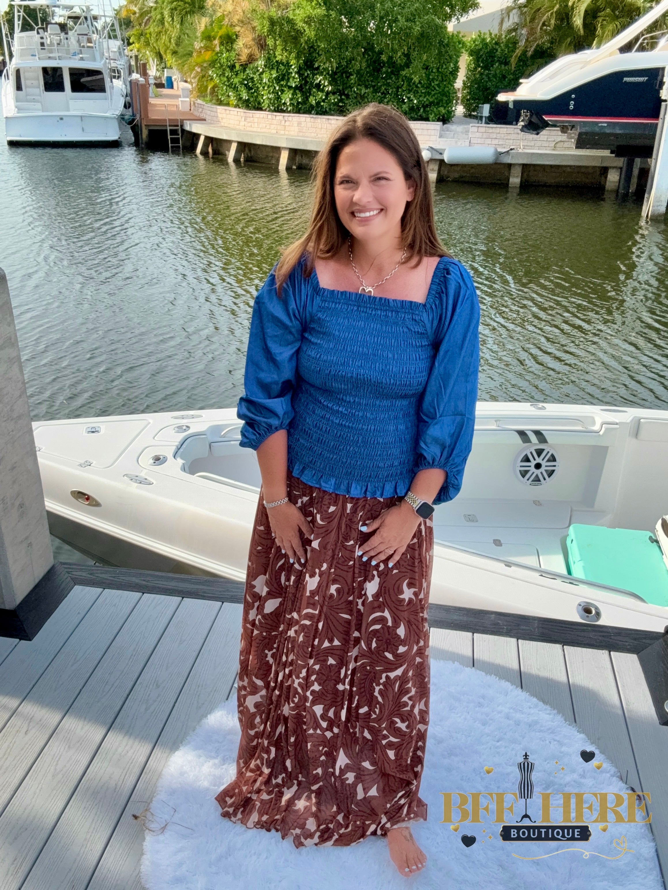 Tooled In Paradise Skirt by Sterling Kreek - BFF Here