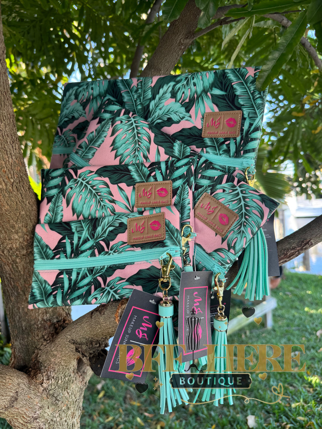 Spring Palm by Makeup Junkie Bags - BFF Here