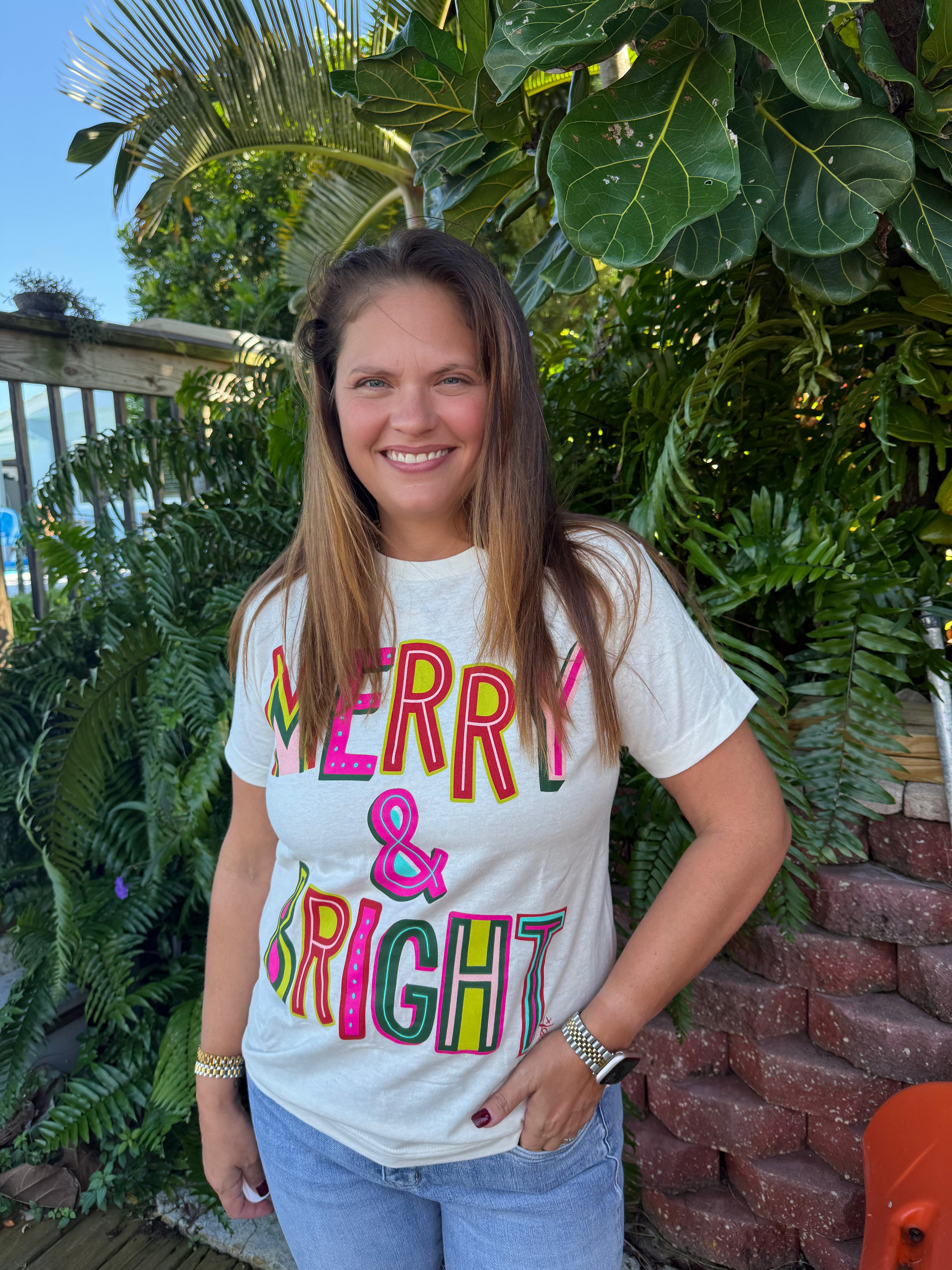 Merry and Bright Whimsy Tee - BFF Here