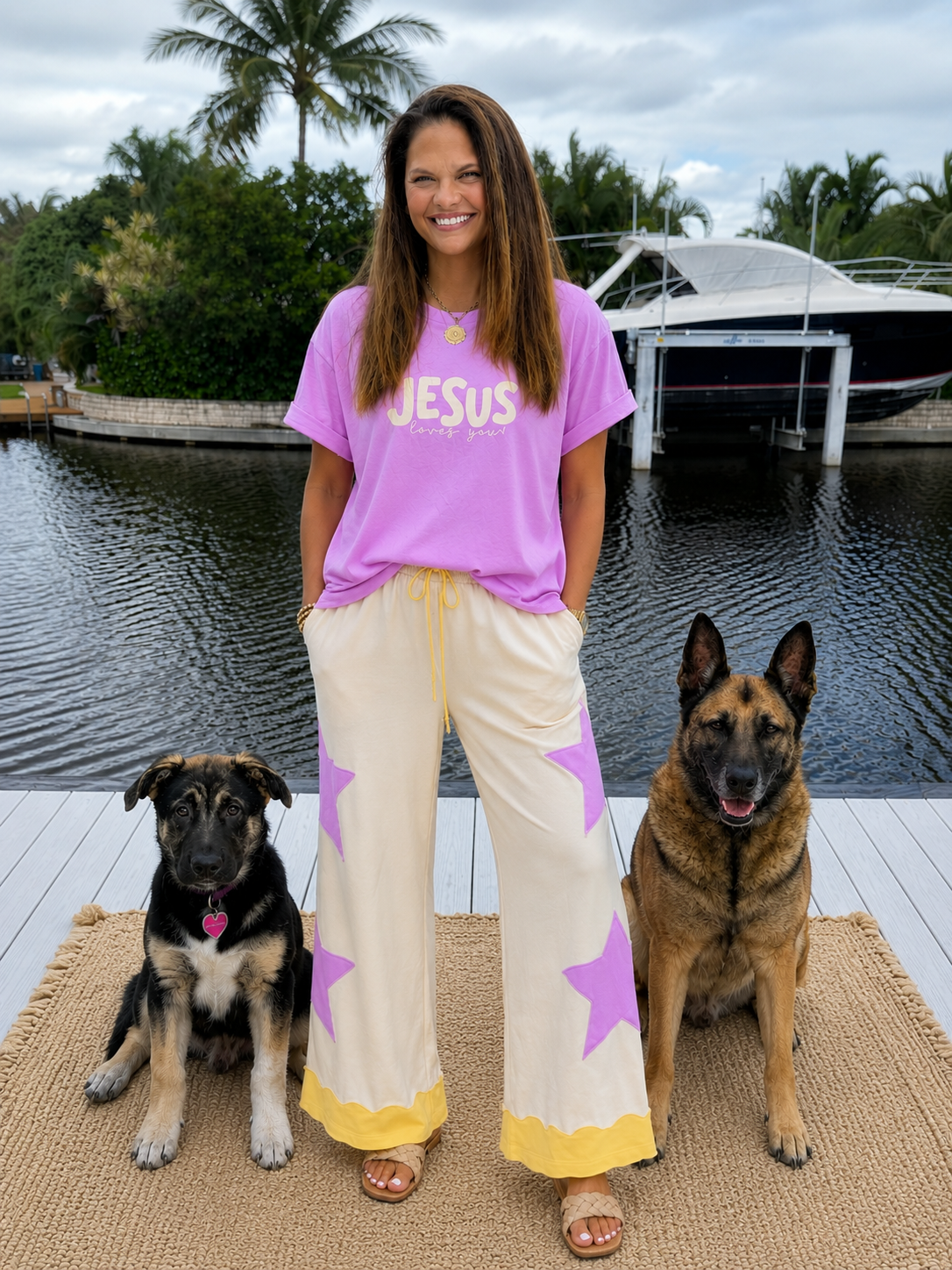 PREORDER: Jesus Loves You Neon Violet Tee (ETA: August)