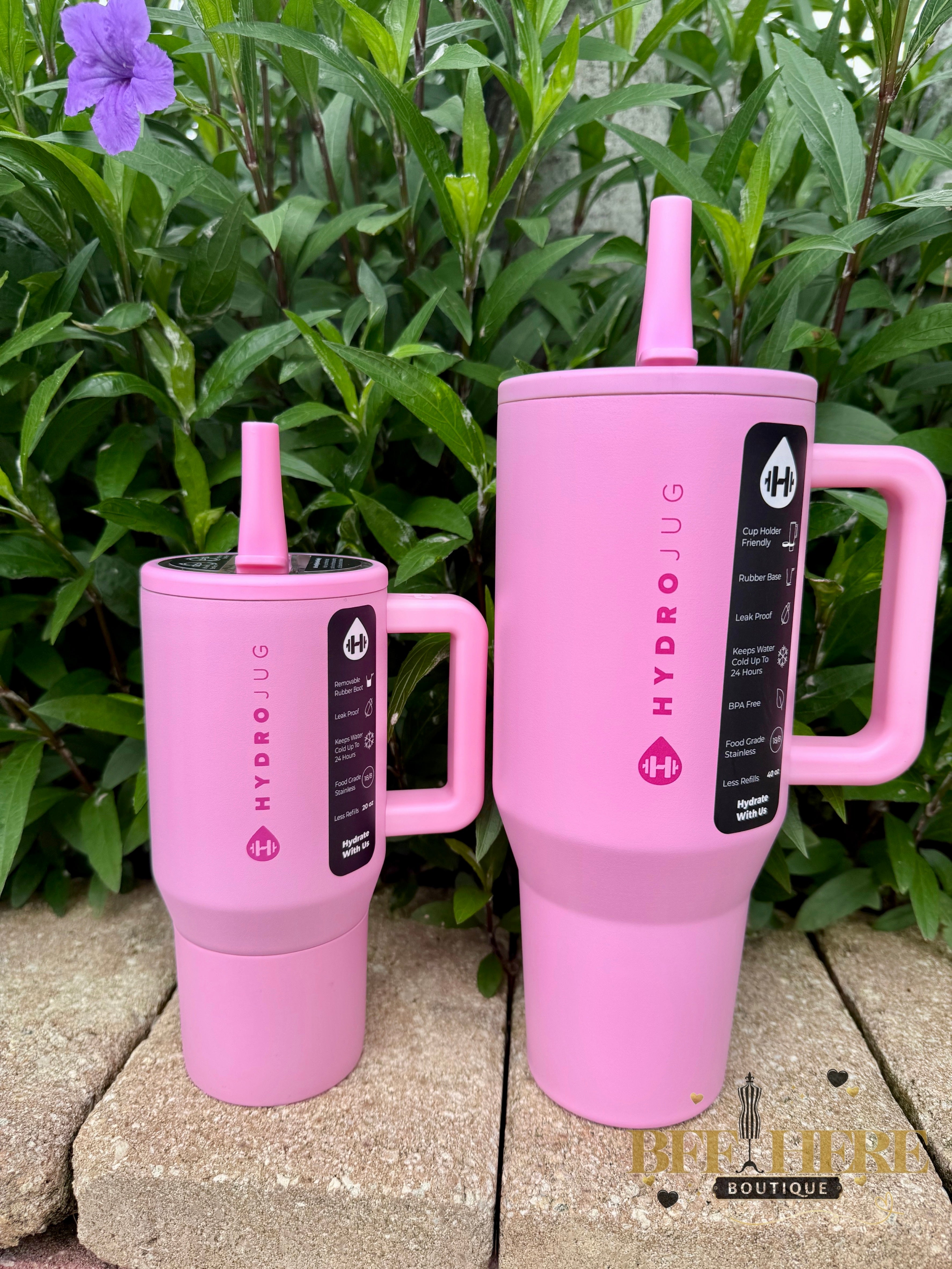 HydroJug Traveler - 20oz. /  Blush - BFF Here